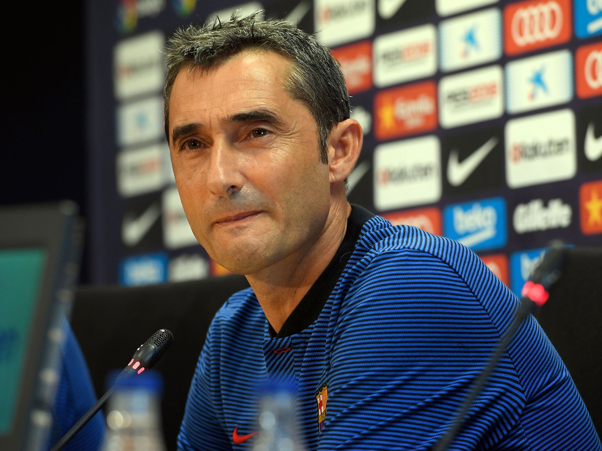 Ernesto Valverde has enjoyed three wins from three to start off his Barcelona career