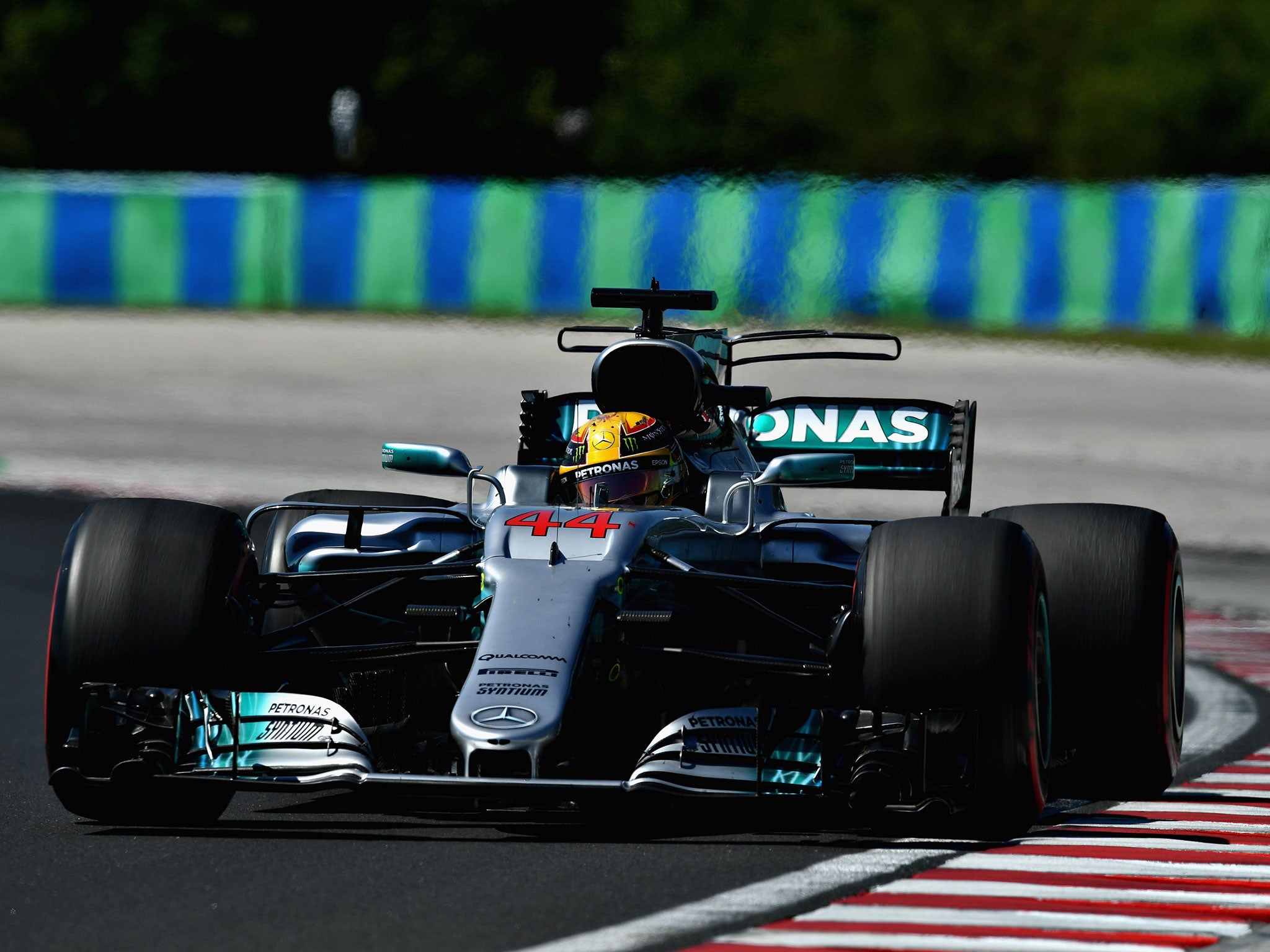 Lewis Hamilton allowed Valtteri Bottas back past at the final corner