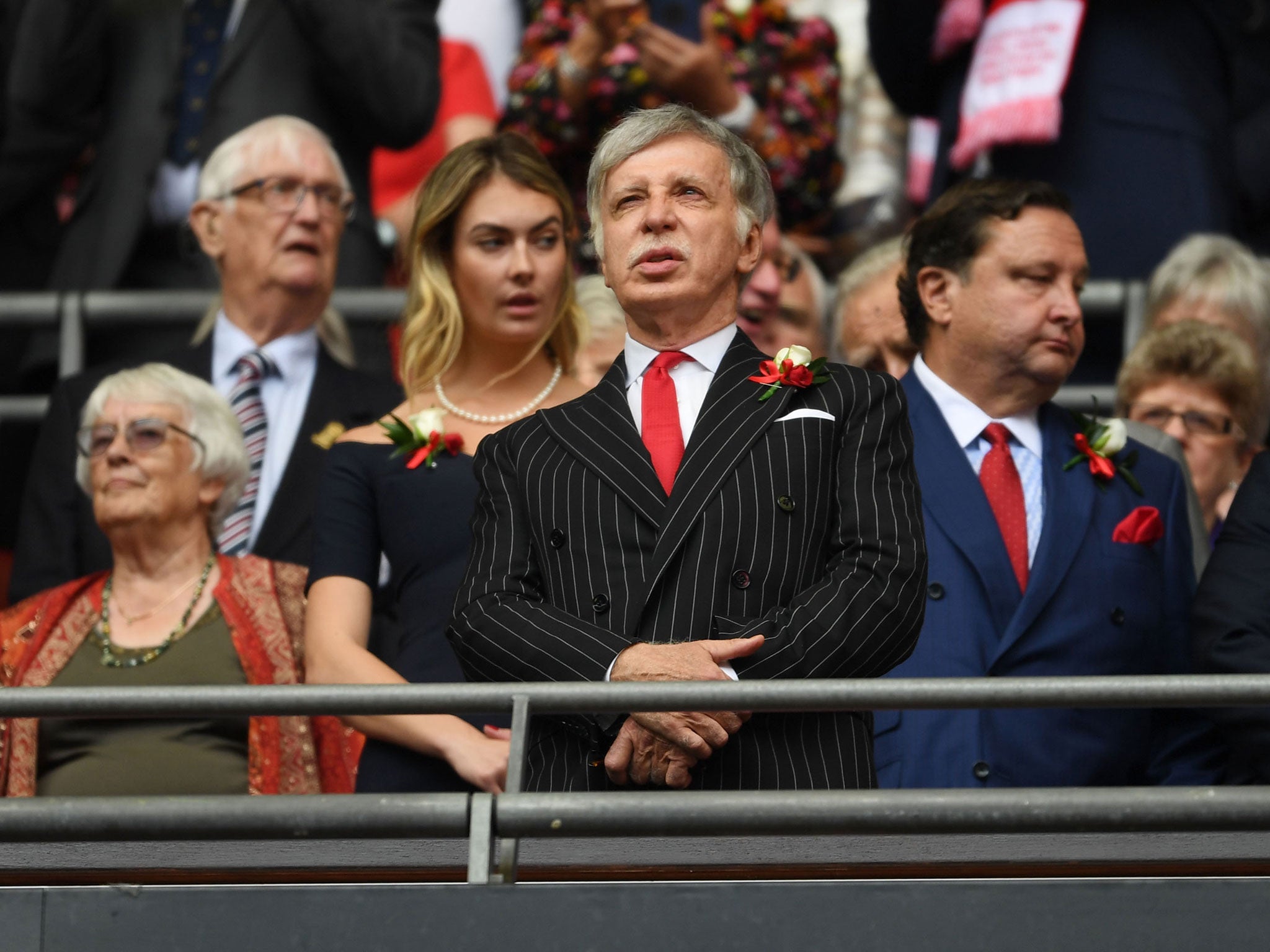 Arsenal fans have regularly protested against Kroenke