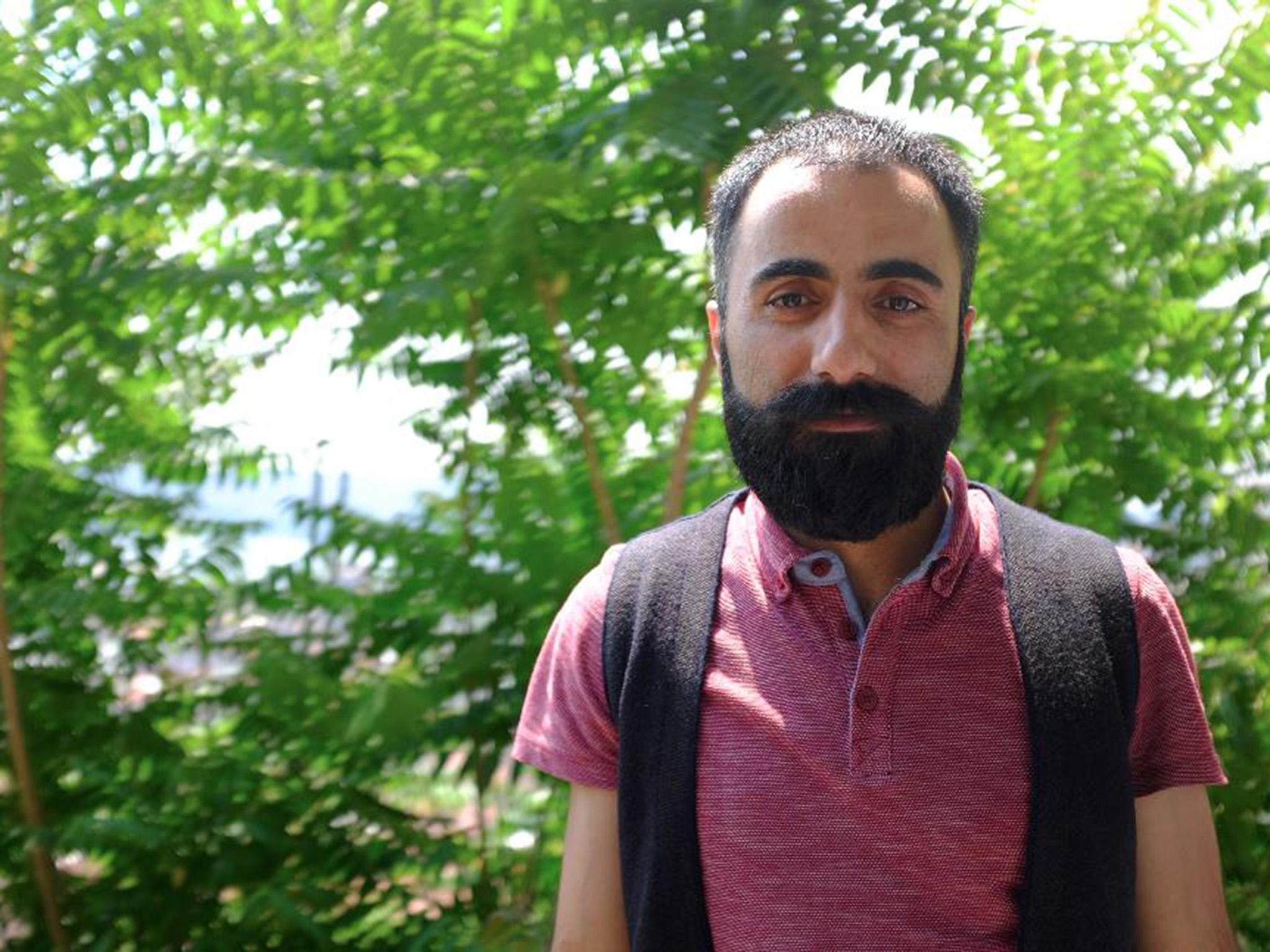 Rifat Yıldız is glad he has a supportive Kurdish community around him in Istanbul