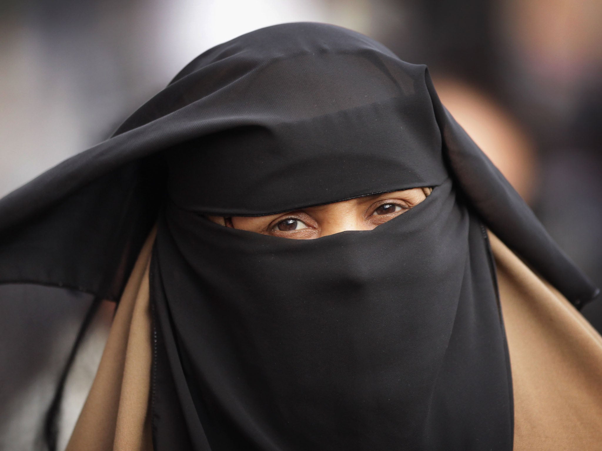 The niqab, which leaves a gap for the eyes, will be banned along with the burqa, in which wearers see through a mesh screen