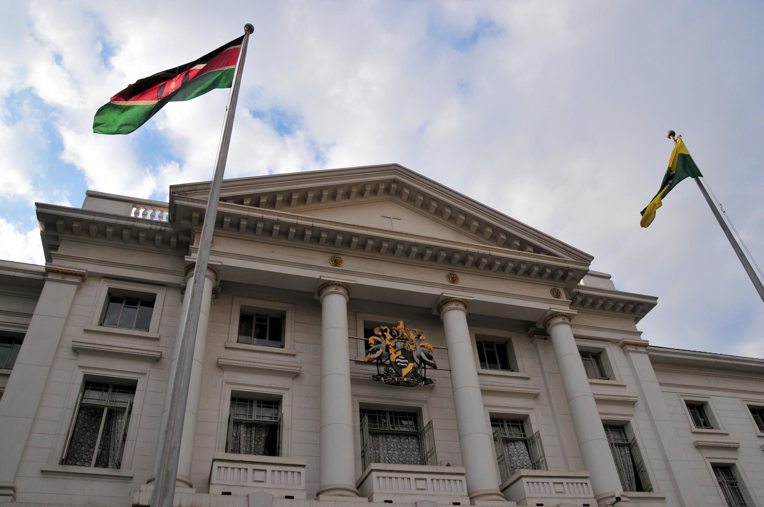 The City Hall in Nairobi, Kenya