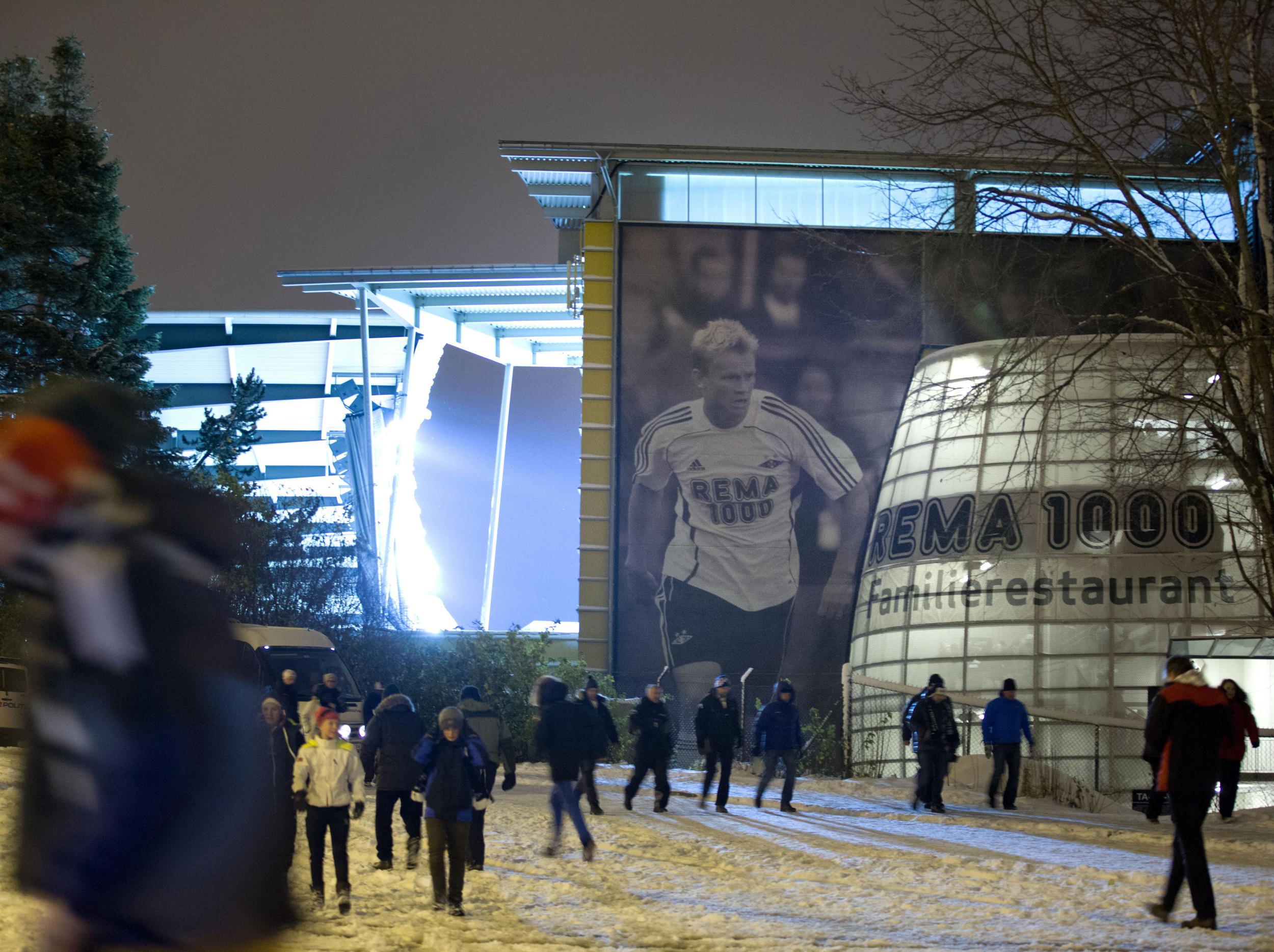 The Lerkendal Stadion, in Trondheim, Norway