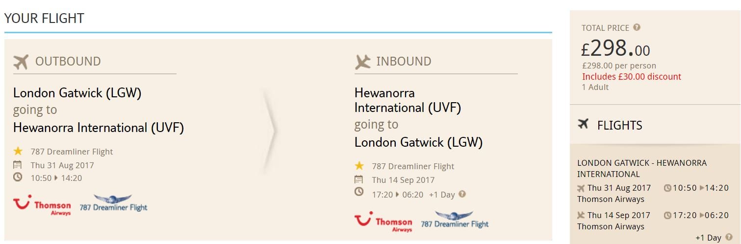 Thomson have some great-value fares to long haul destinations