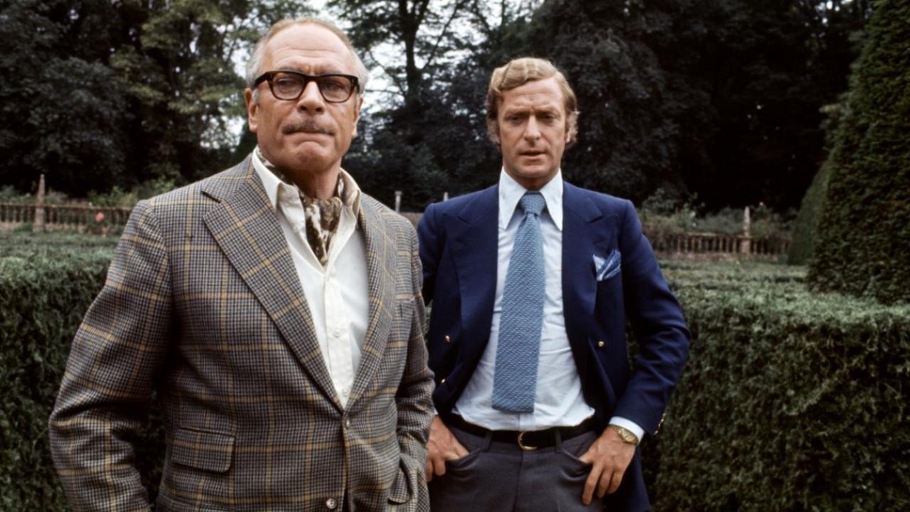 Laurence Olivier and Michael Caine in Sleuth