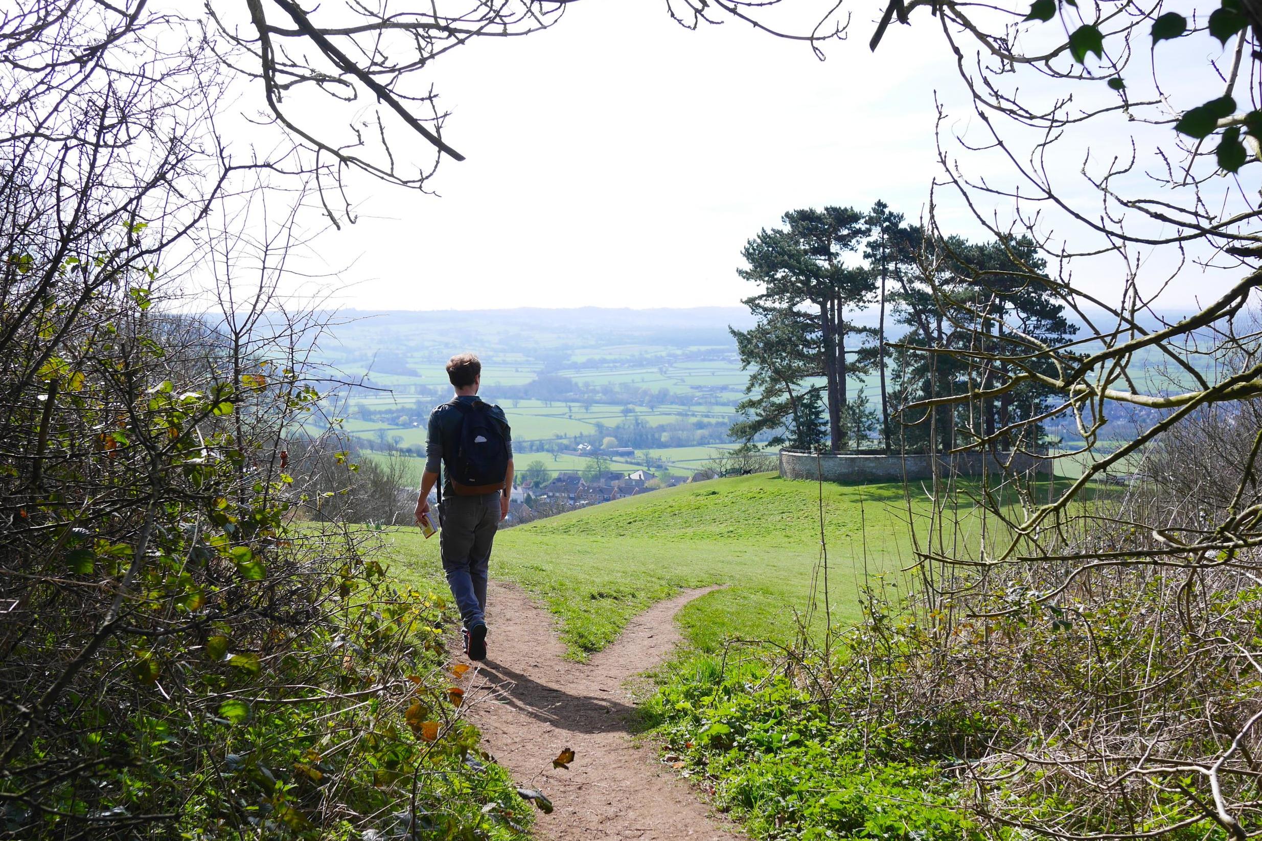 The path leads from Chipping Campden to Bath