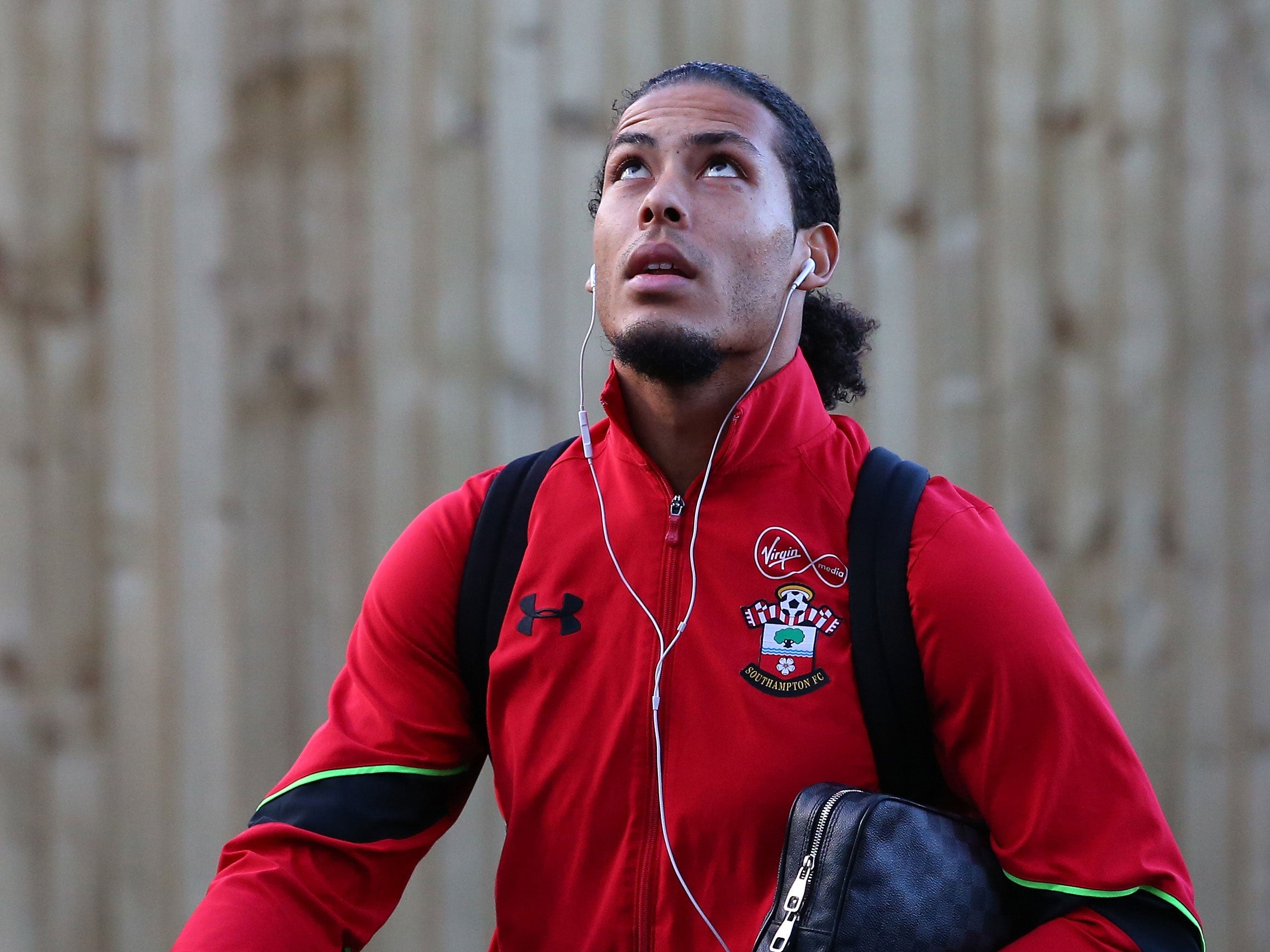 Virgil van Dijk is training alone at Southampton's Staplewood training ground