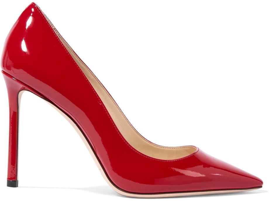 Jimmy Choo, Romy Patent Leather Pumps, £425, Net-a-Porter