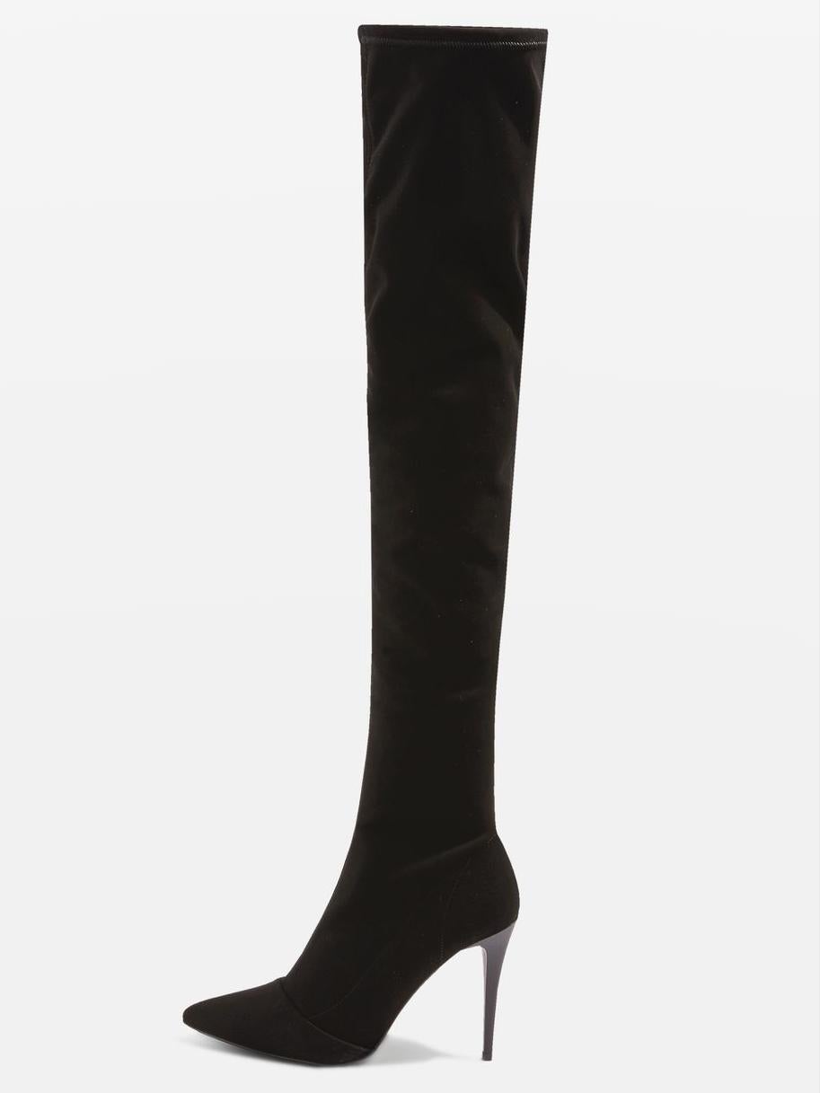 Bubba High Leg Stretch Boots, £59, Topshop