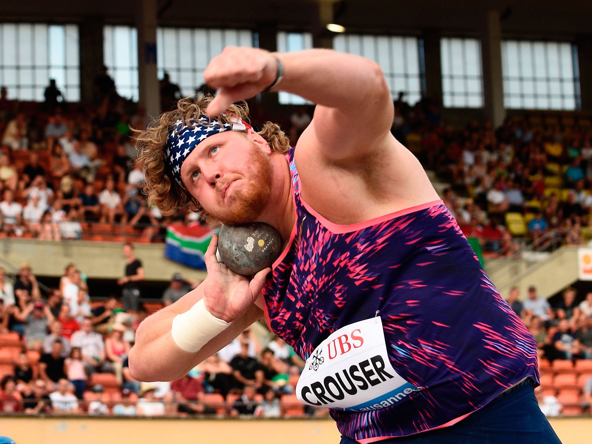 Ryan Crouser at the Diamond League