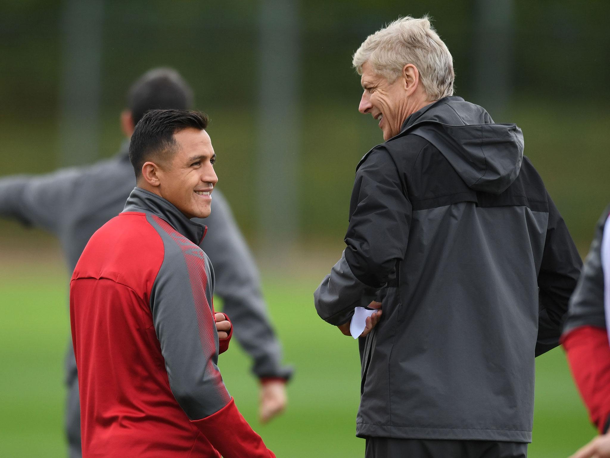 &#13;
Wenger has backed Sanchez to remain professional &#13;