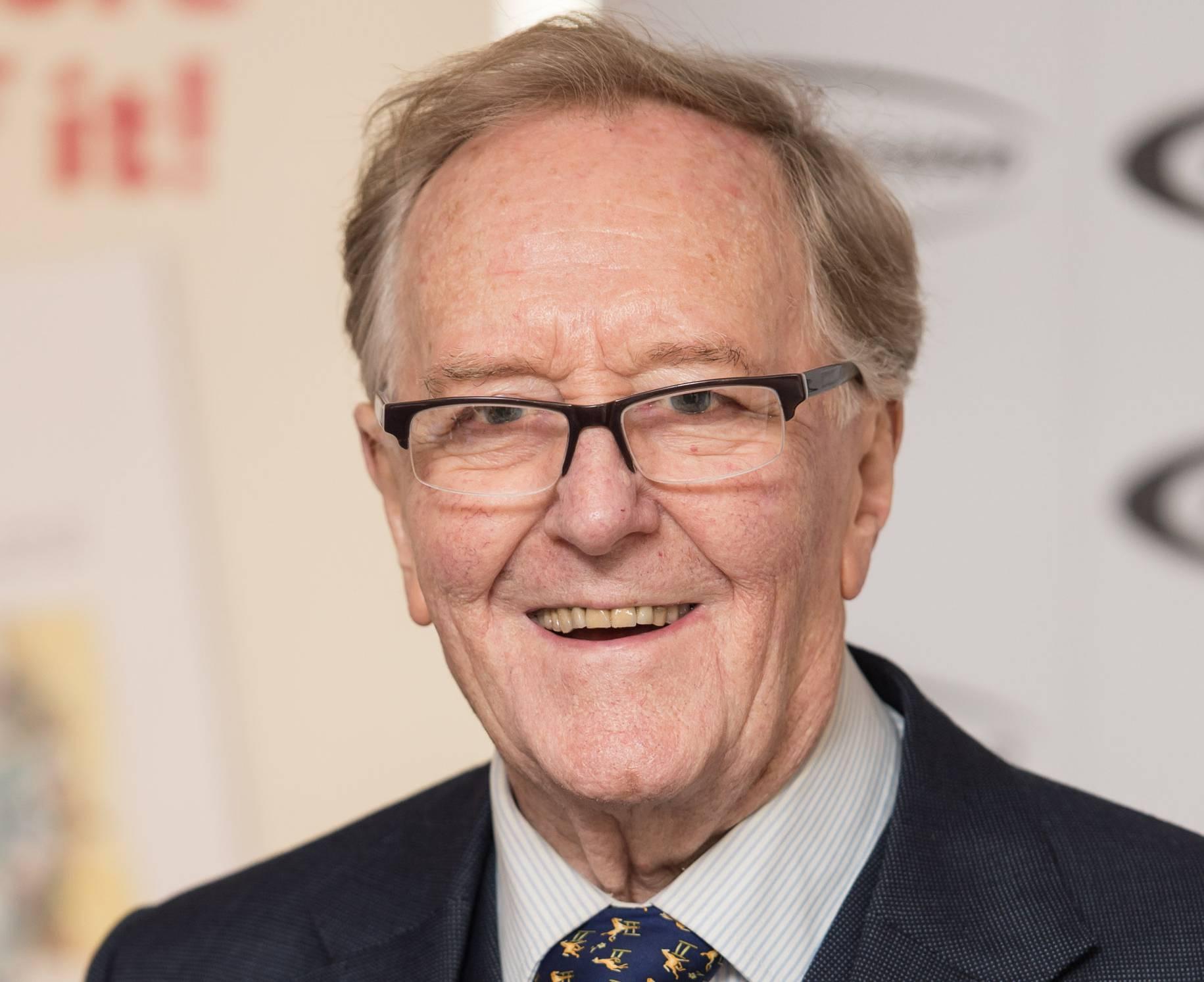 Robert Hardy arrives for the 'Oldie Of The Year Awards' at Simpsons in the Strand on 2 February, 2016