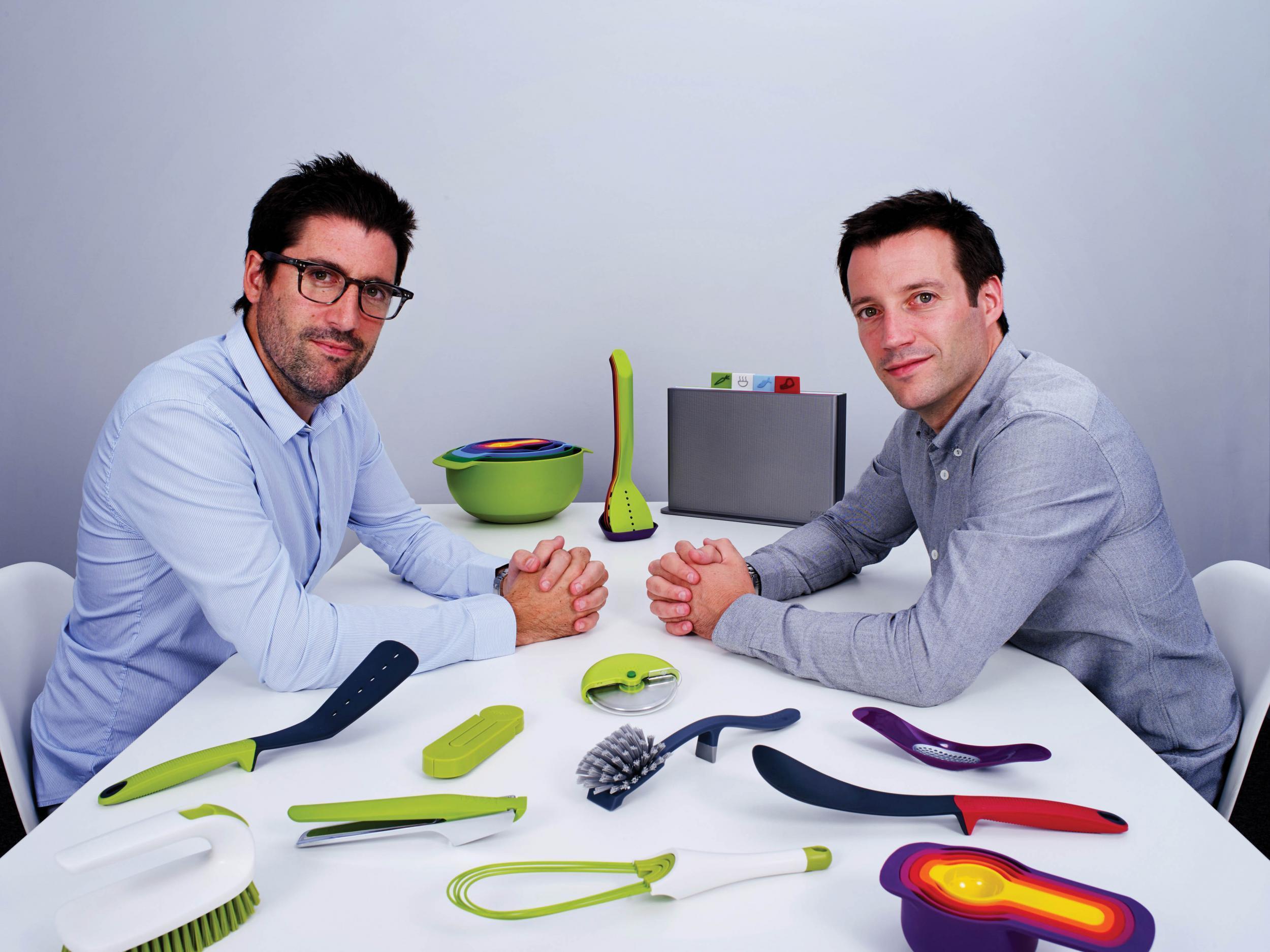 Twins Anthony and Richard Joseph, creators of the range of clever kitchenware