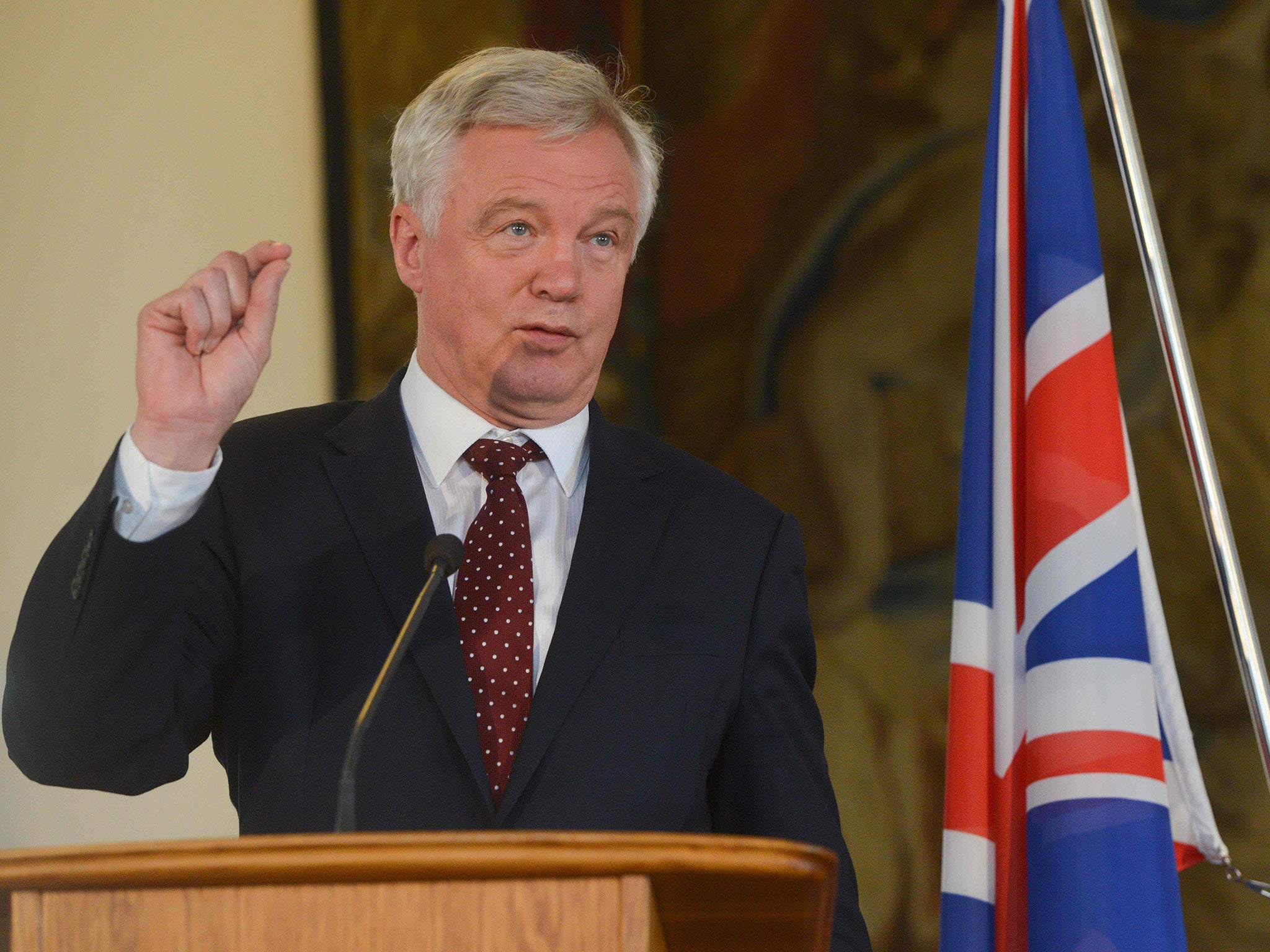 Brexit Secretary David Davis’s department commissioned the studies