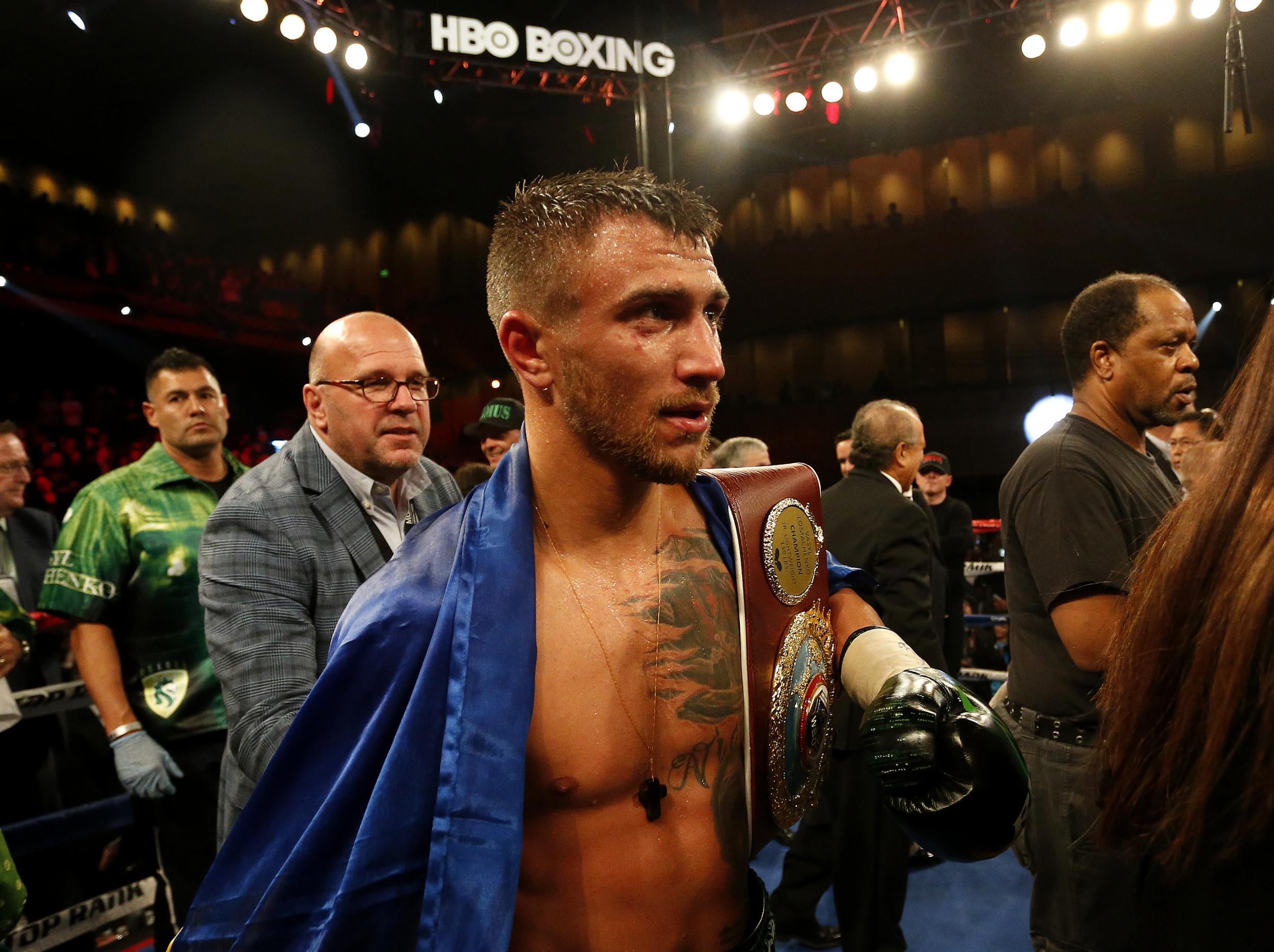 Lomachenko won consecutive golds at the 2008 and 2012 Olympics