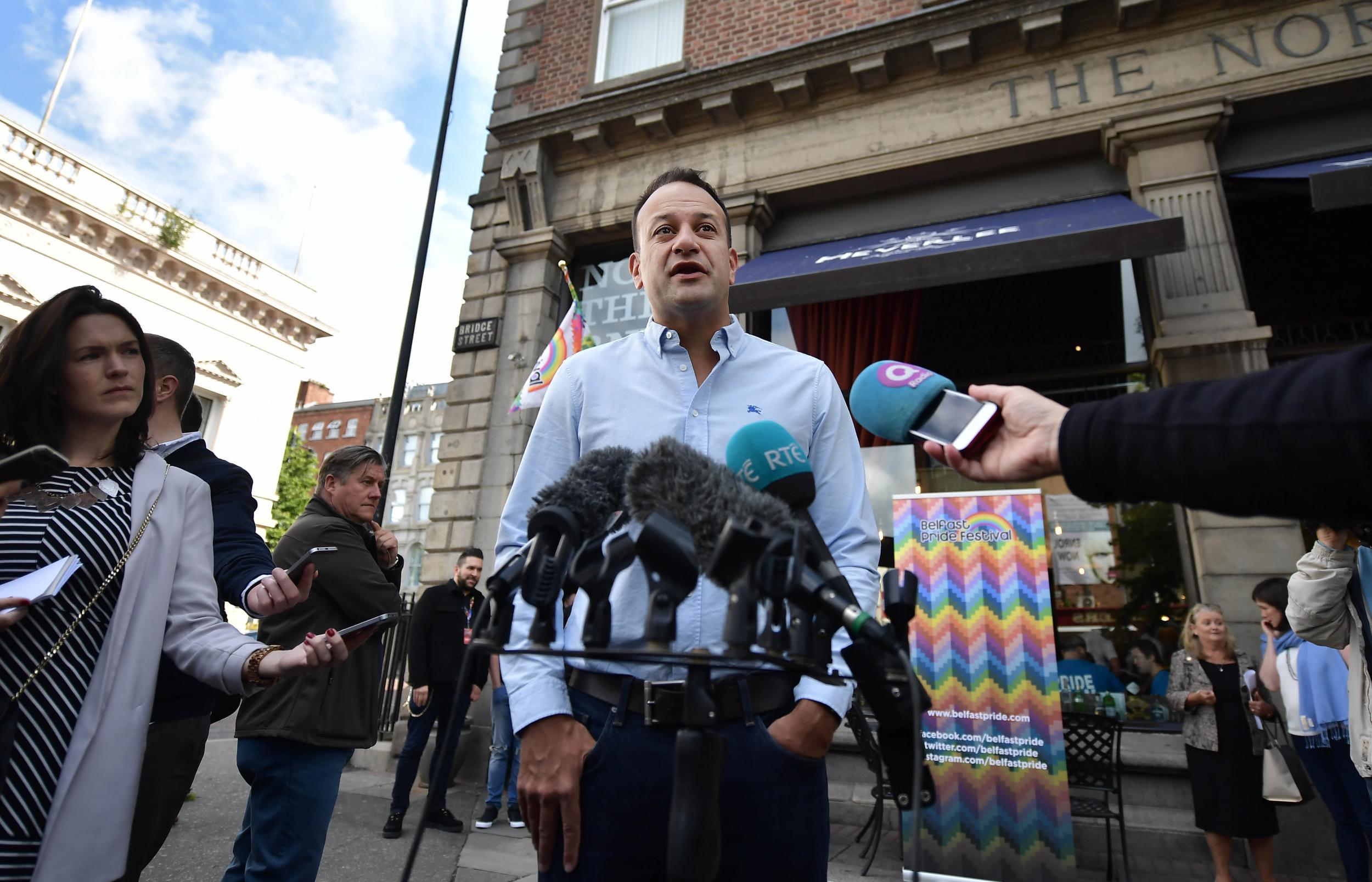 The Taoiseach spoke out ahead of the Pride parade where up to 8,000 are expected to march across the city for LGBT rights