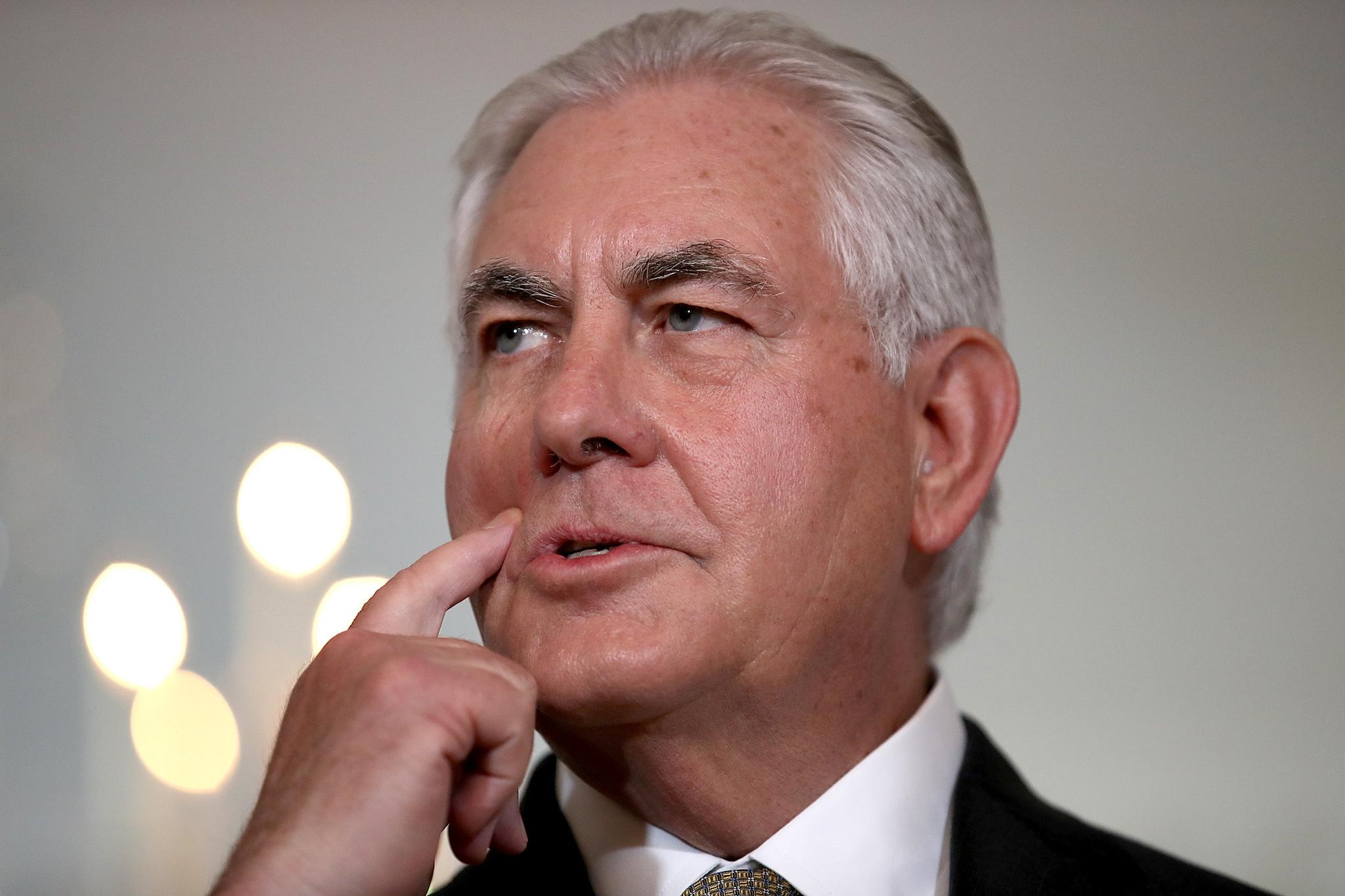 US Secretary of State Rex Tillerson