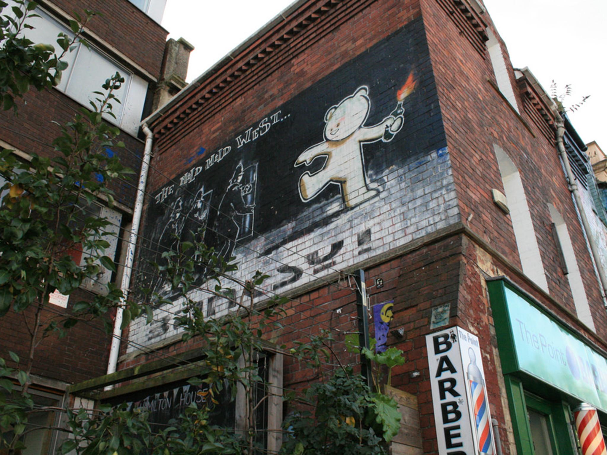 Creative frontier: ‘The Mild, Mild West’, an early Banksy mural