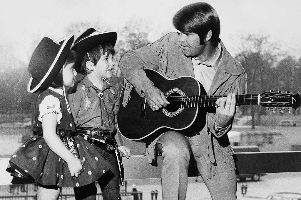 Guitar star: Campbell played six-string on hundreds of hits and recorded on The Beach Boys seminal ‘Pet Sounds’ album (Getty)