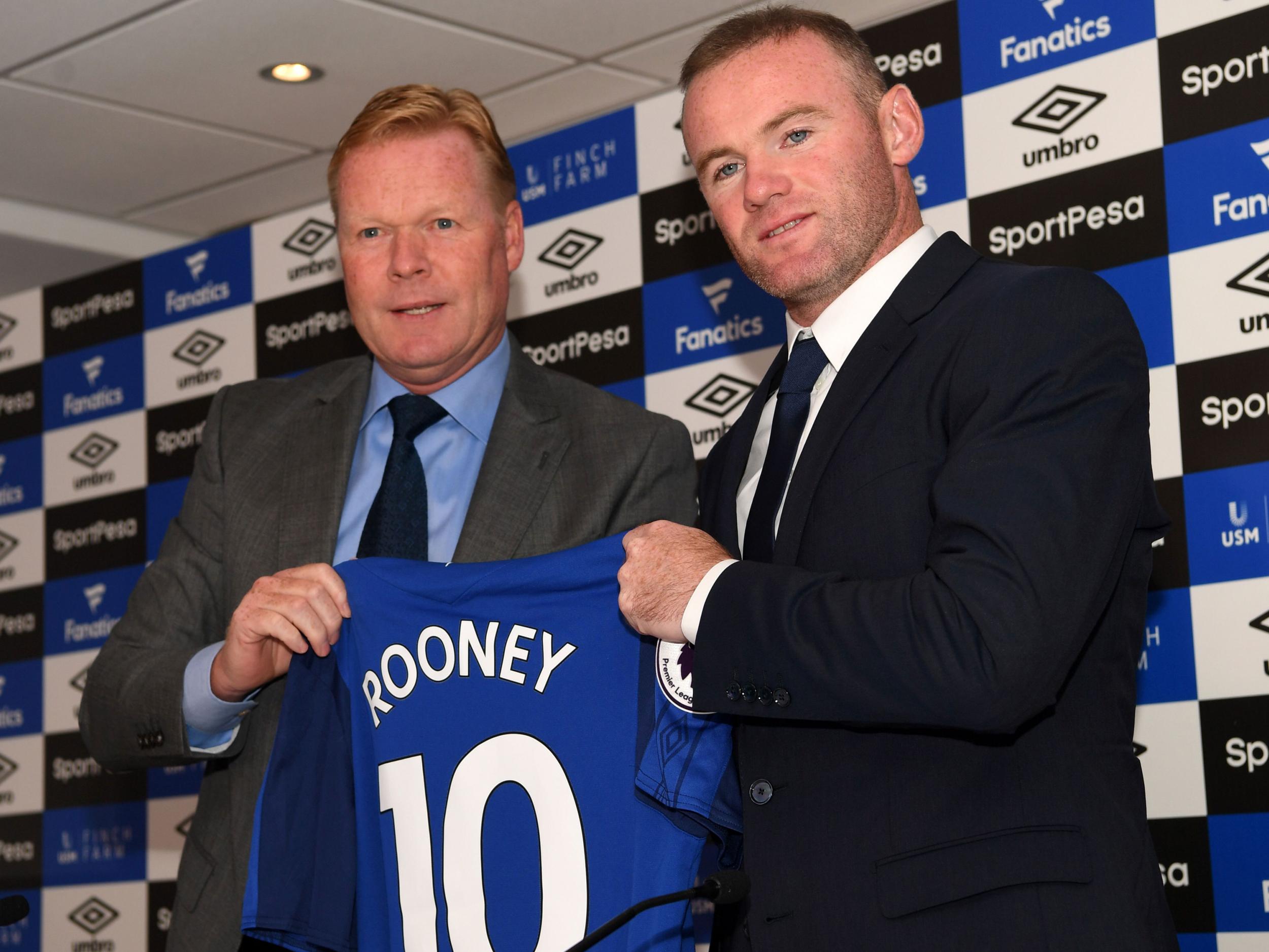 Wayne Rooney is the biggest name of Everton's several summer acquisitions