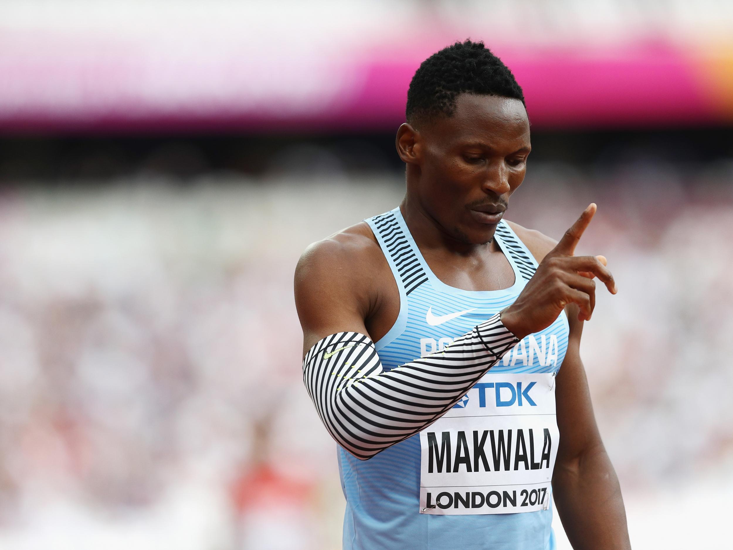 Isaac Makwala will need to run a time of 20.53 seconds or faster to advance