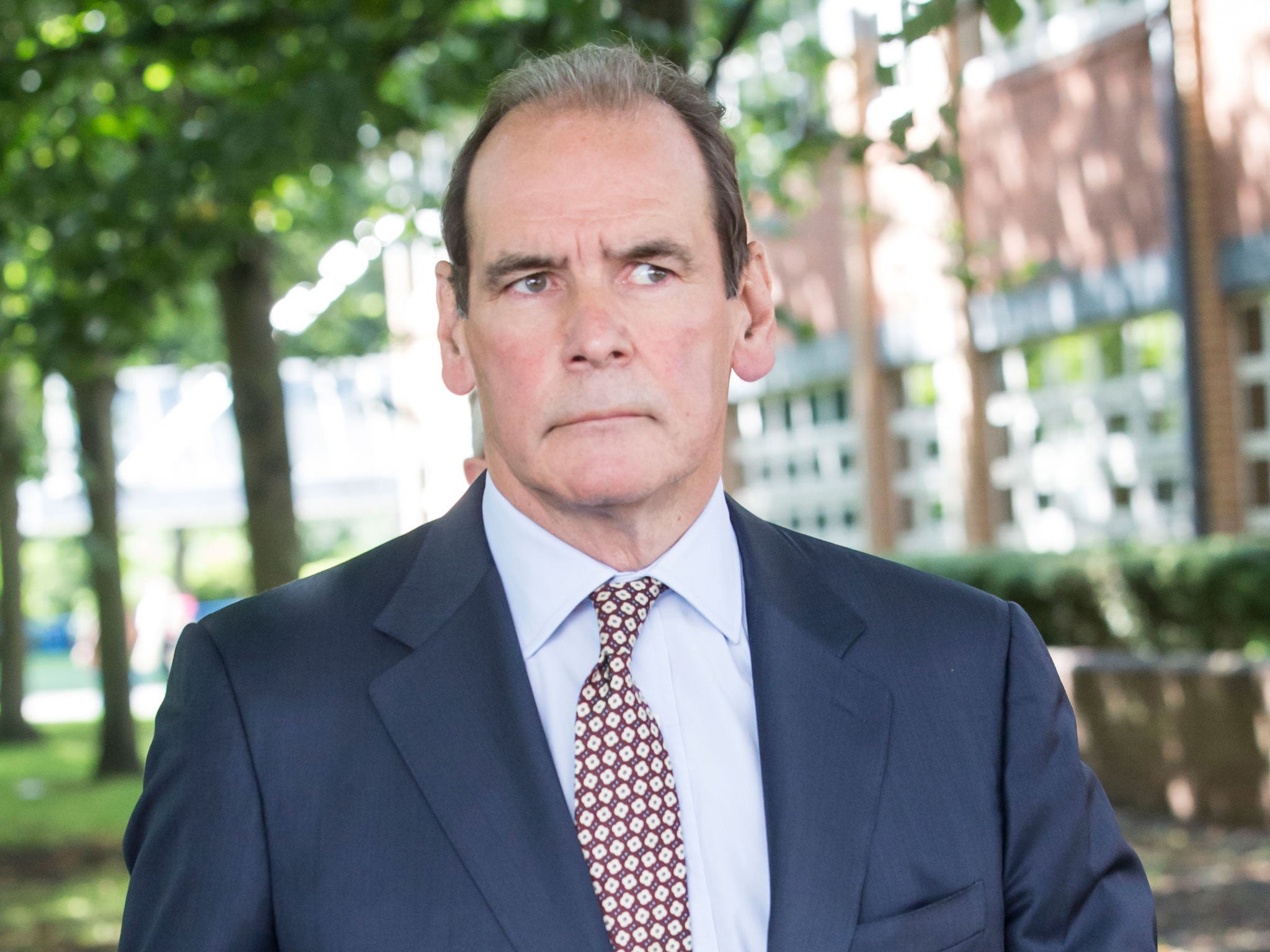 Former West Yorkshire and Merseyside chief constable Sir Norman Bettison leaves Warrington Magistrates' Court