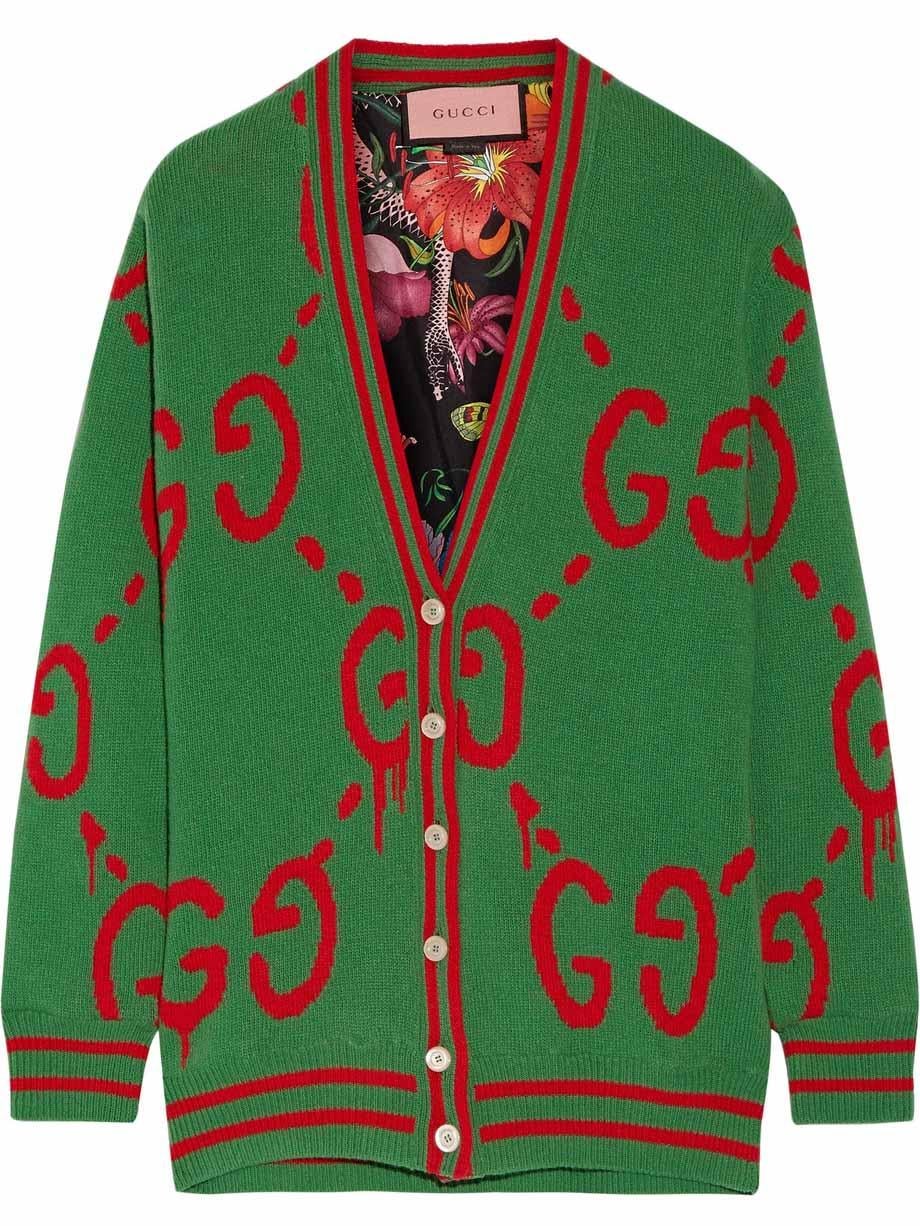 Gucci, Reversible Wool Jacquard-Knit Cardigan, £1,610, Net-a-Porter