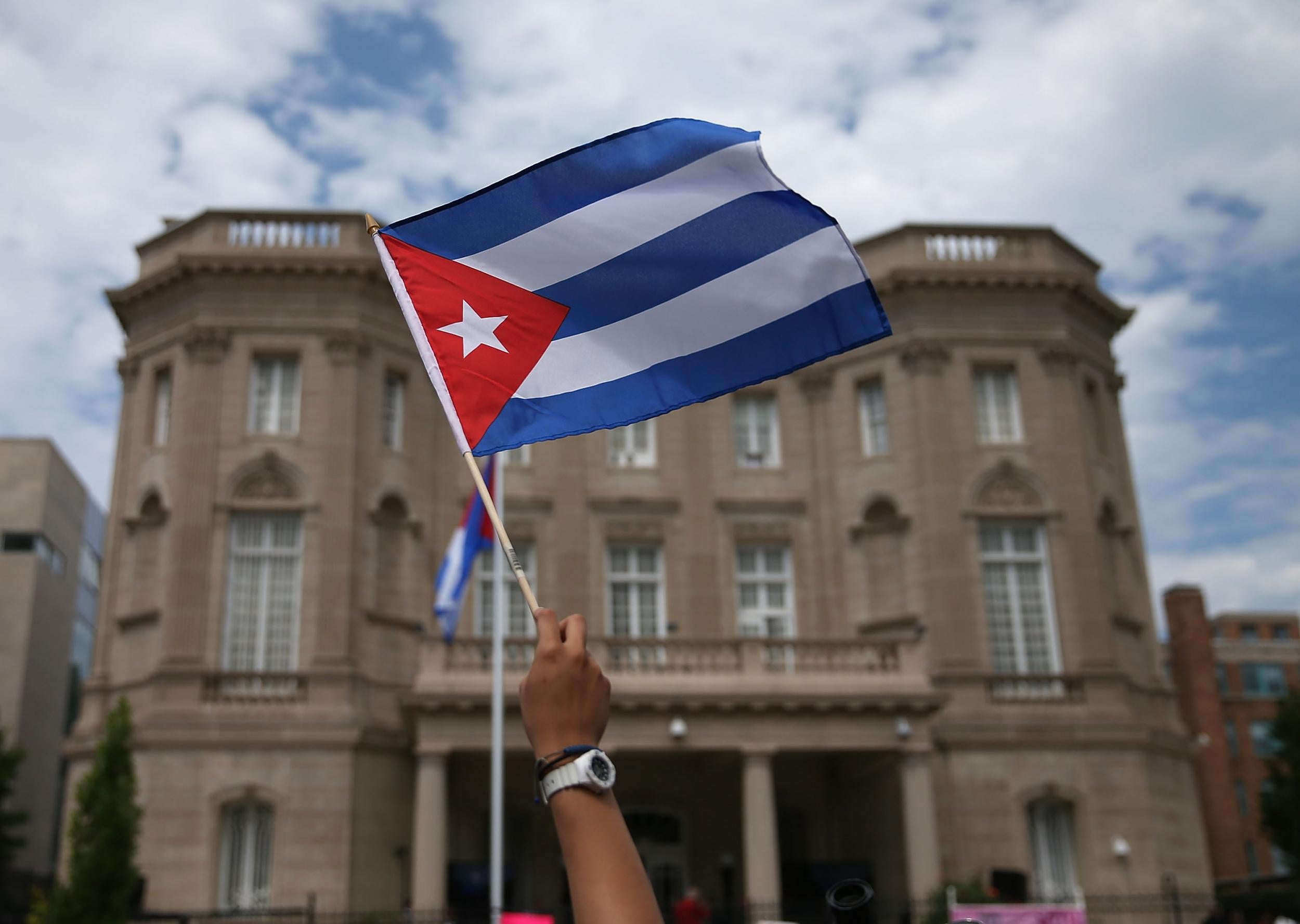 The Cuban embassy in Washington, DC