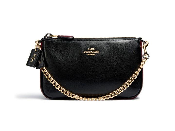 Selena Wristlet in Selena Black Cherry, £140, uk.coach.com
