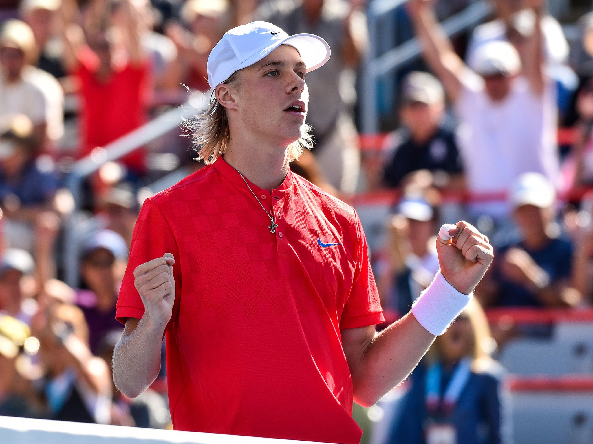 Nadal faces Denis Shapovalov in the last 16 after the Canadian beat Juan Martin del Potro