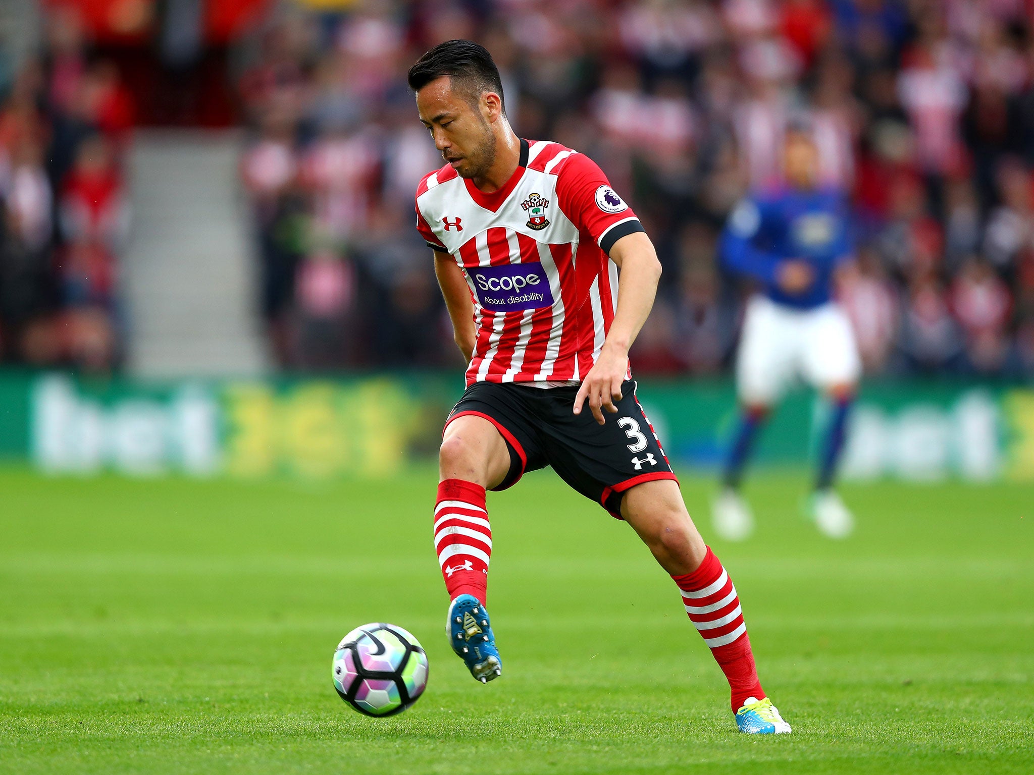 Maya Yoshida in action for Southampton last season