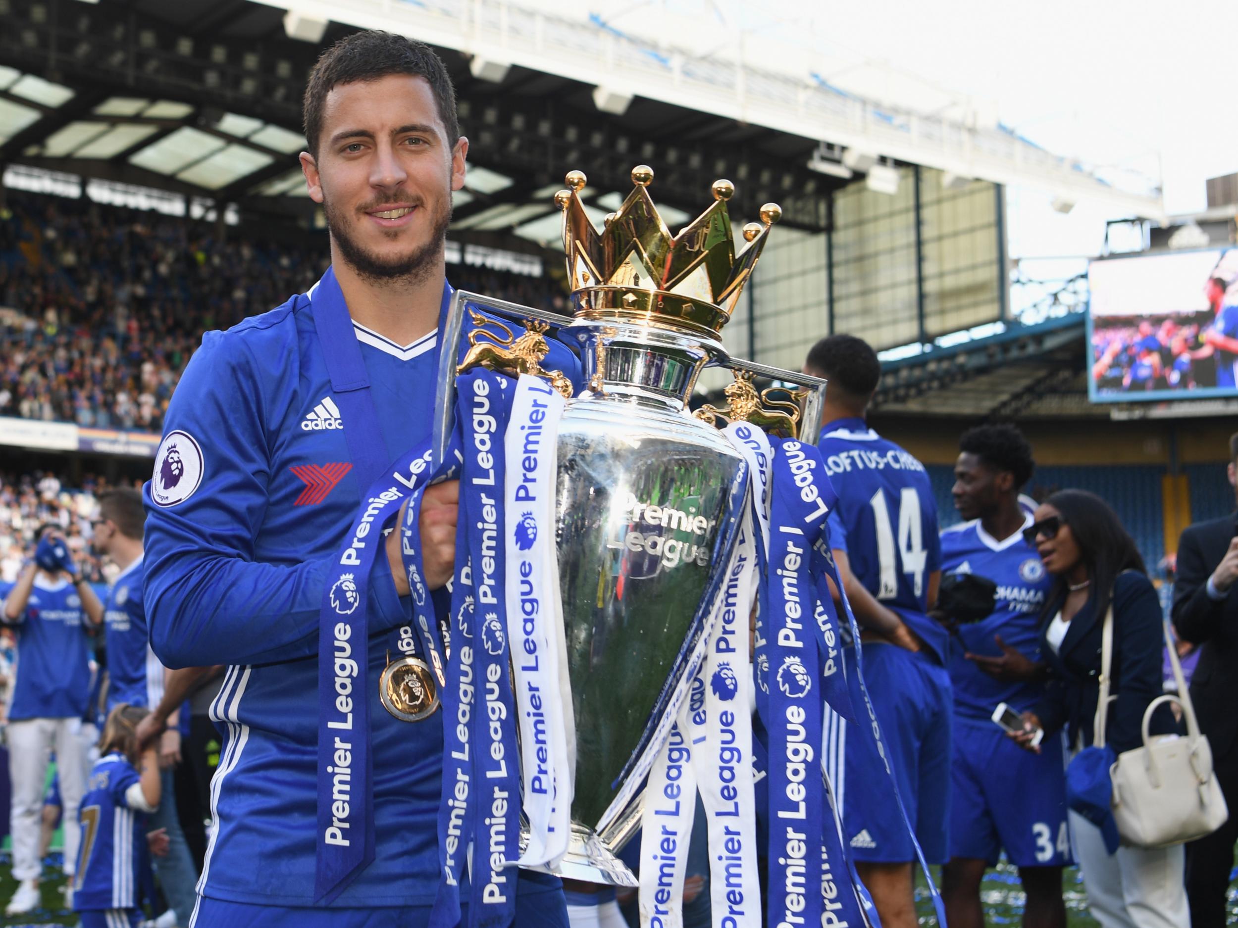 Hazard has won the league twice since moving to Chelsea