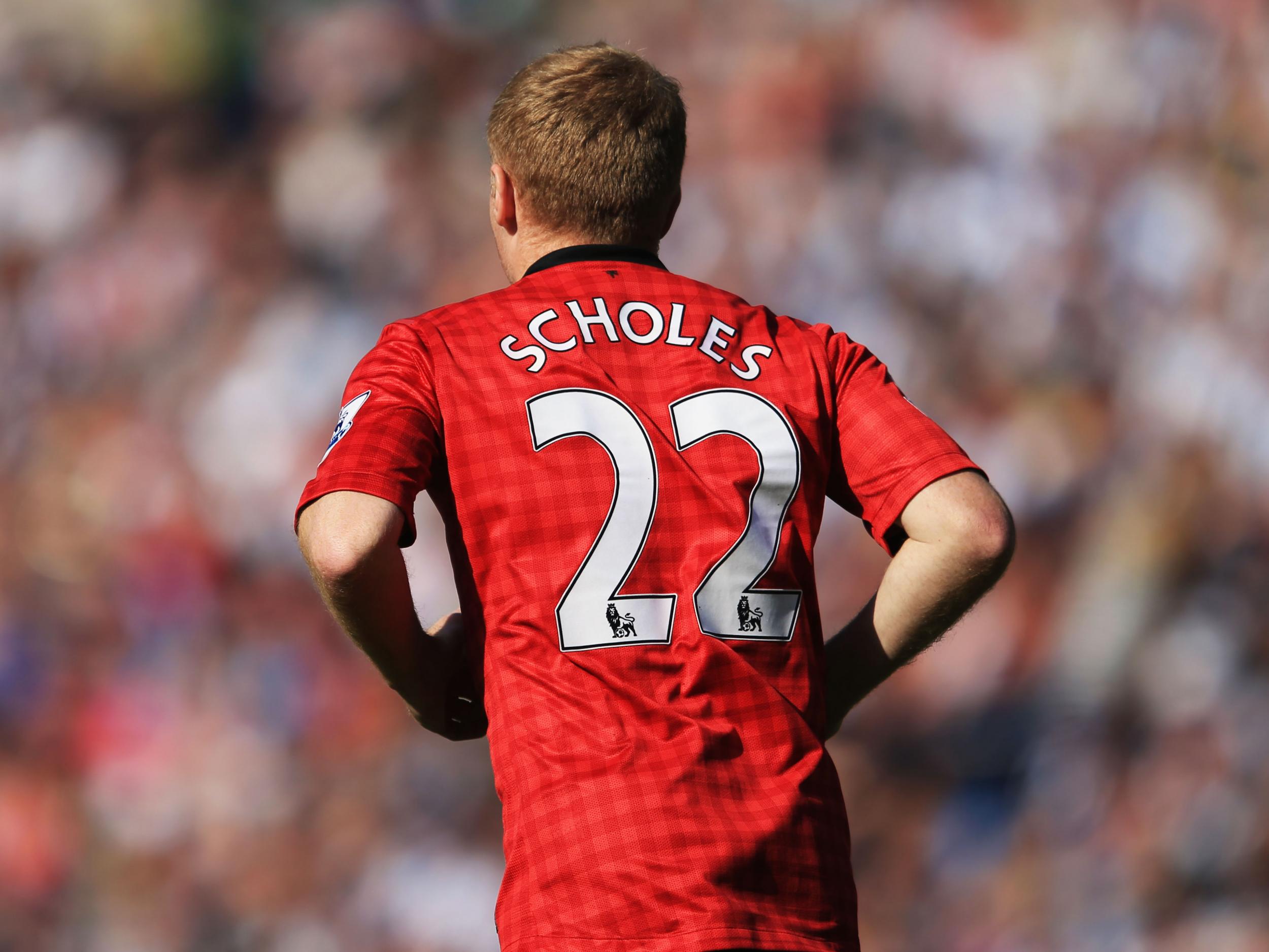 Scholes came out of retirement for a second spell with United