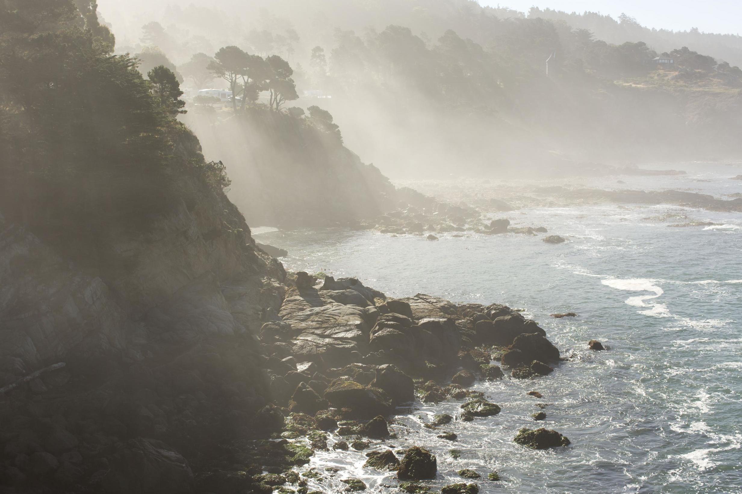 Timber Cove has a scenic coastline