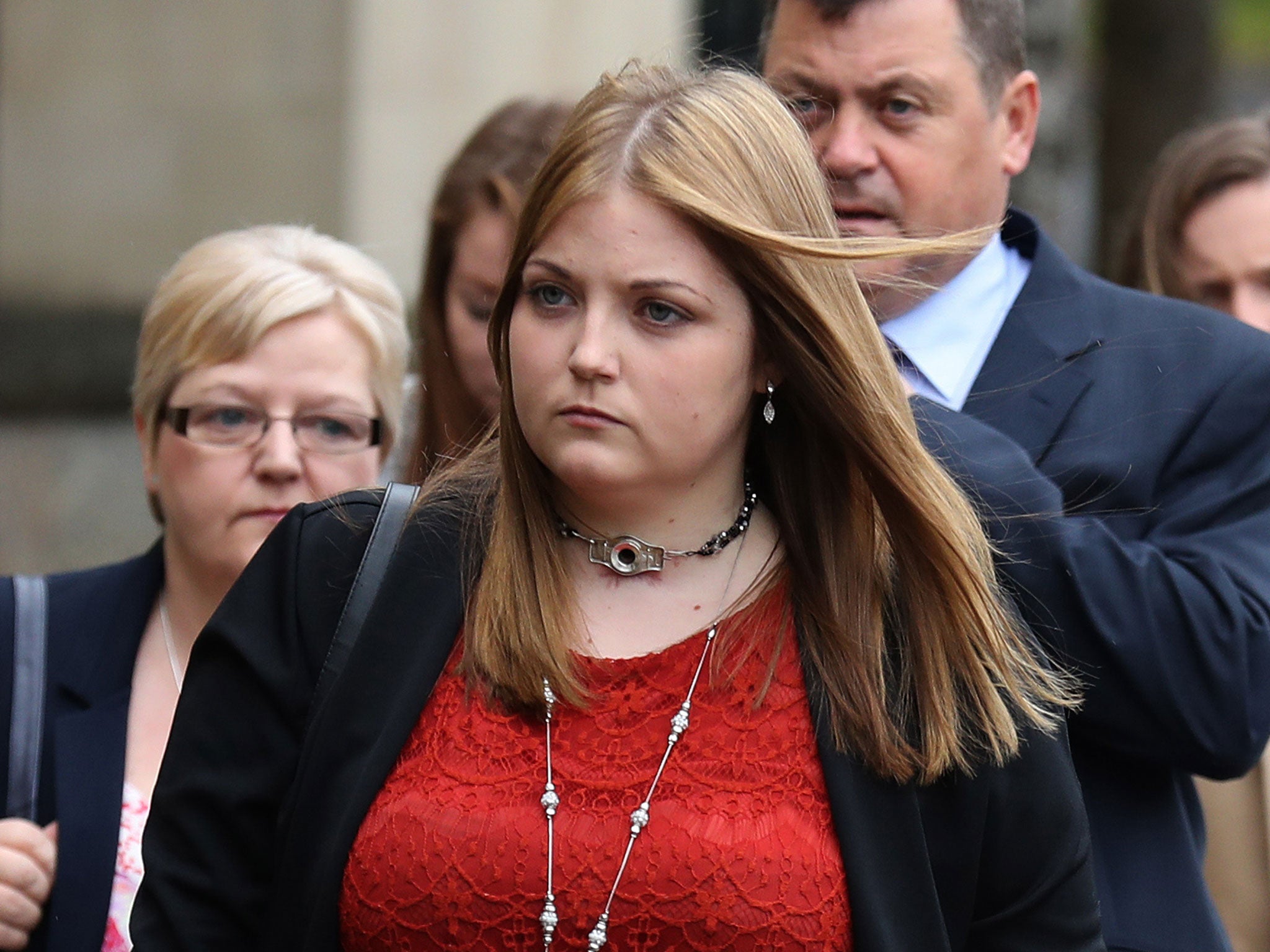 Rebecca Williams was severely injured in the fire that killed her boyfriend, Cameron Logan