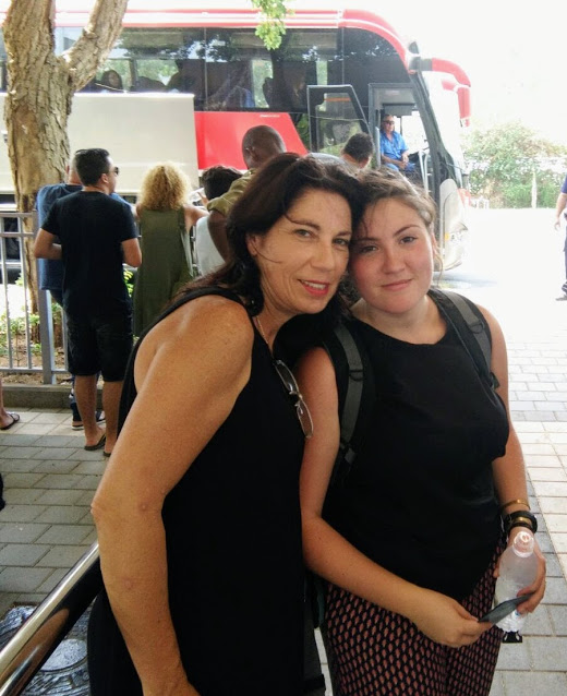 Noa and Iris on 12 July, the day Noa was detained for the first time