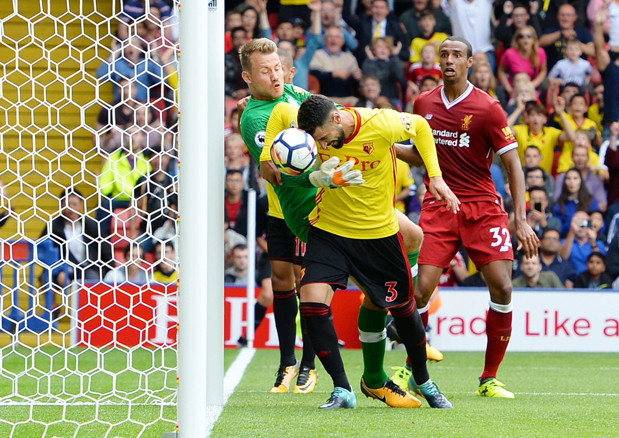 Liverpool's poor defending was exposed by Watford