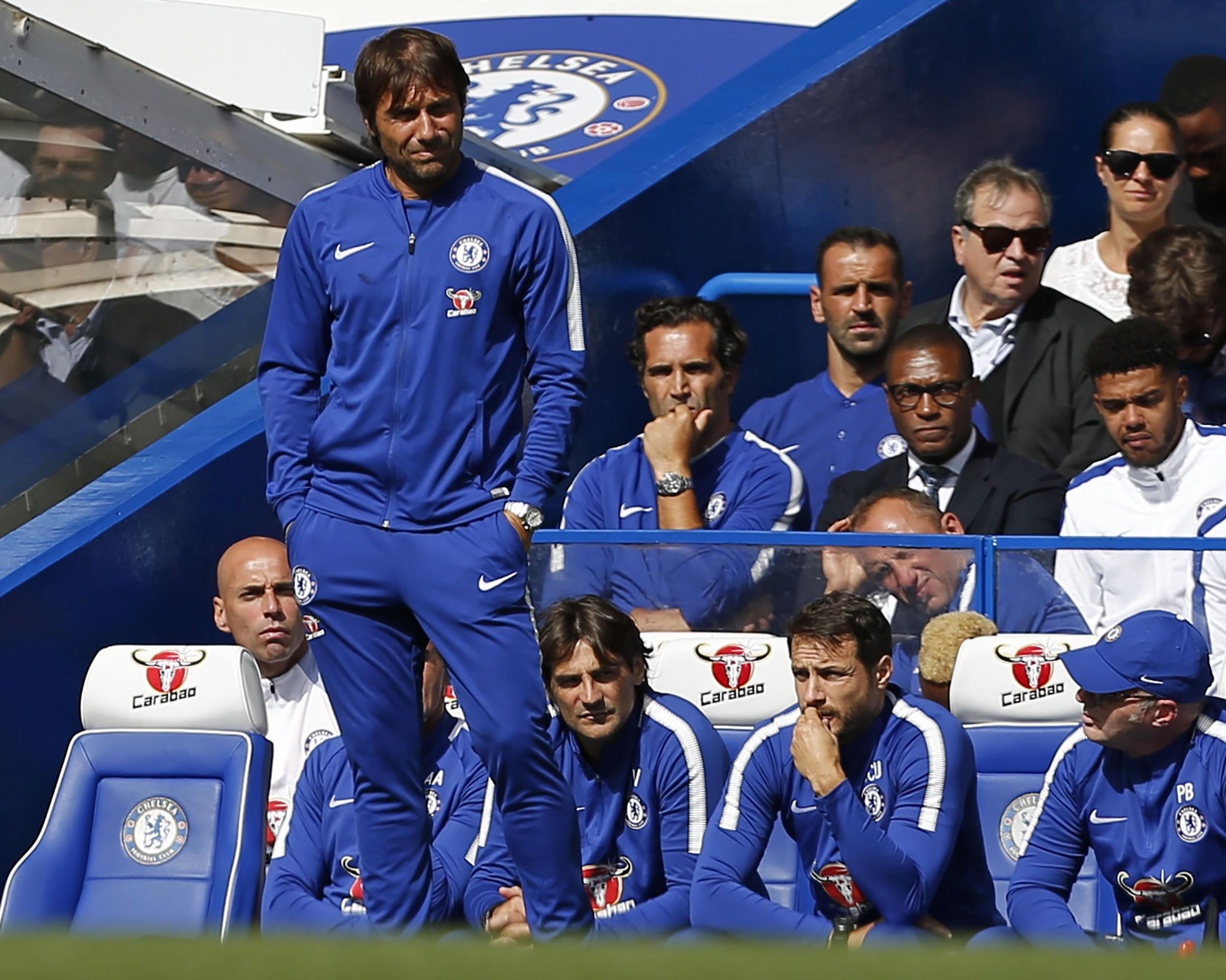 Events at Stamford Bridge did not make for pleasant viewing for Antonio Conte