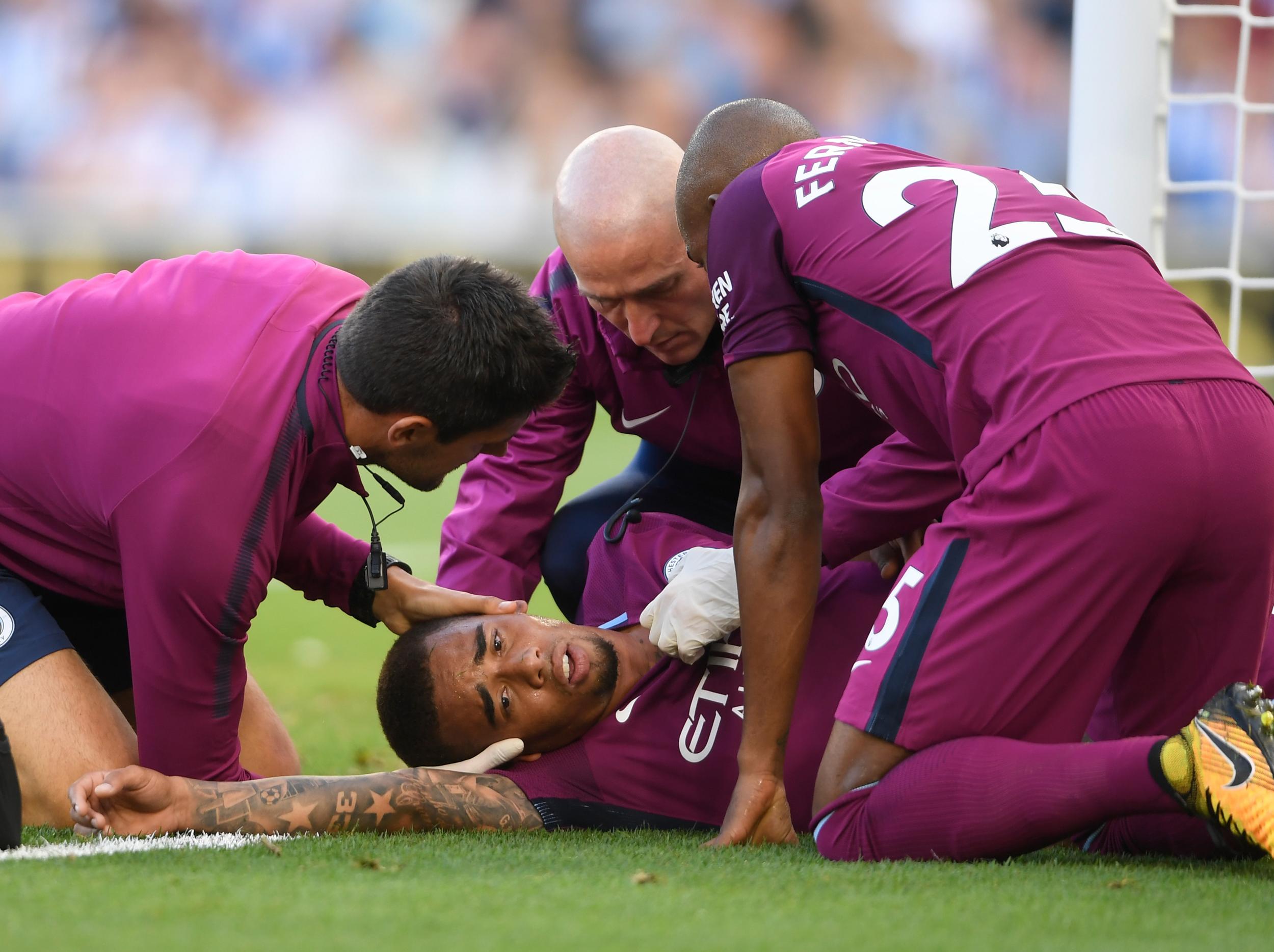 The Brazilian forward was booked for handball