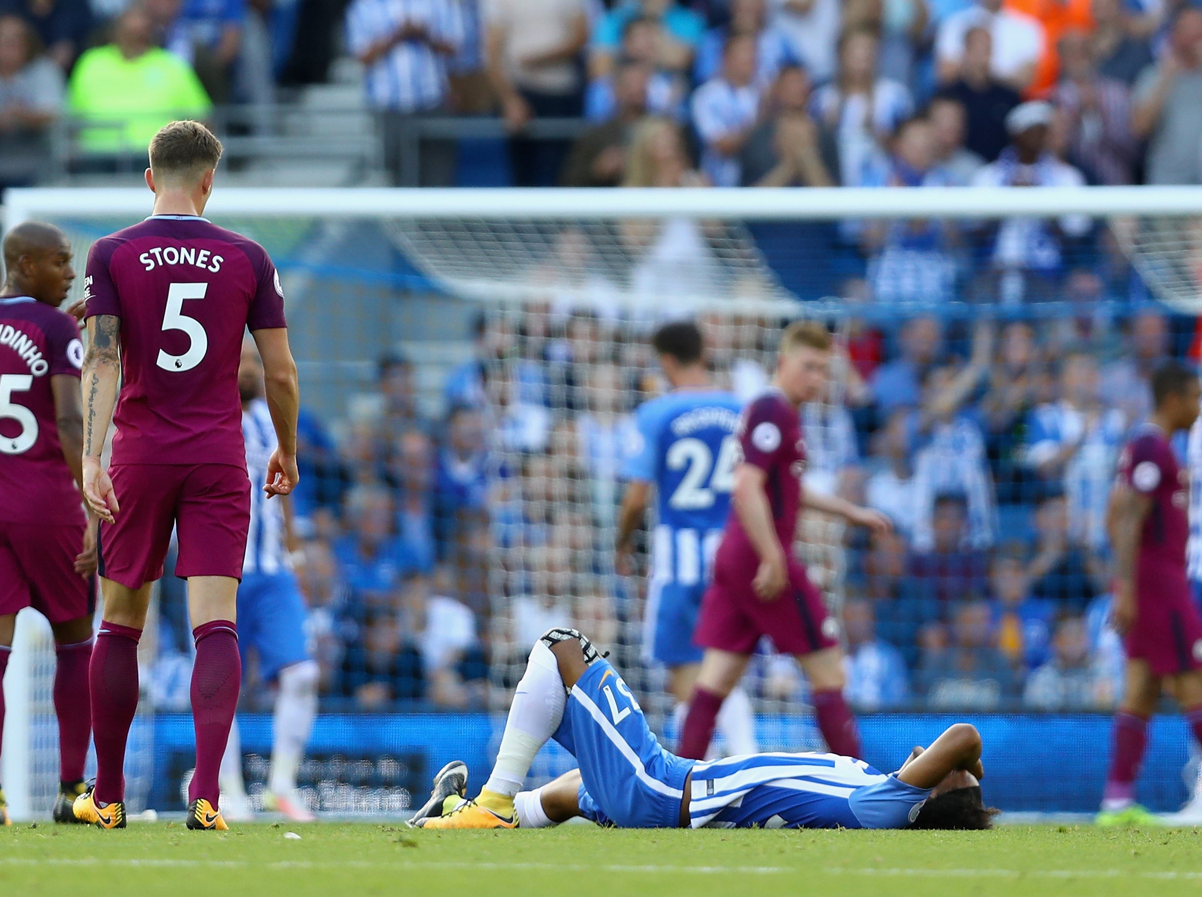 Brown hobbled off for Huddersfield