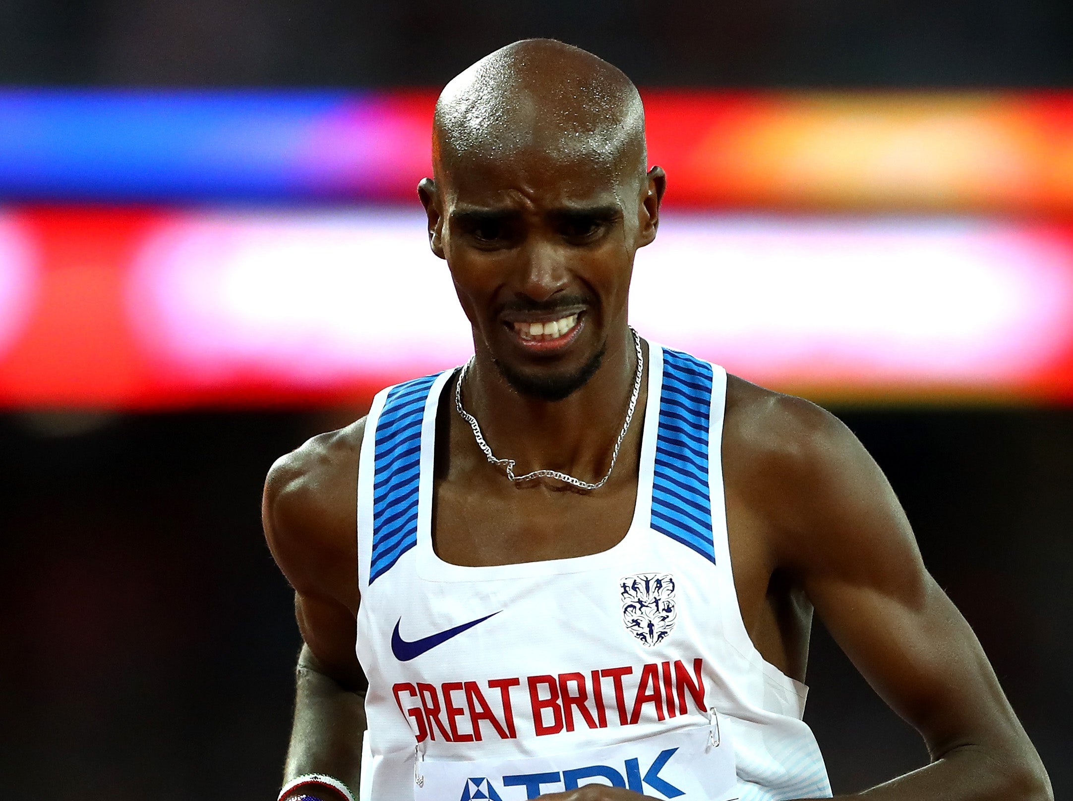 Mo Farah took silver at the London Stadium on Saturday night