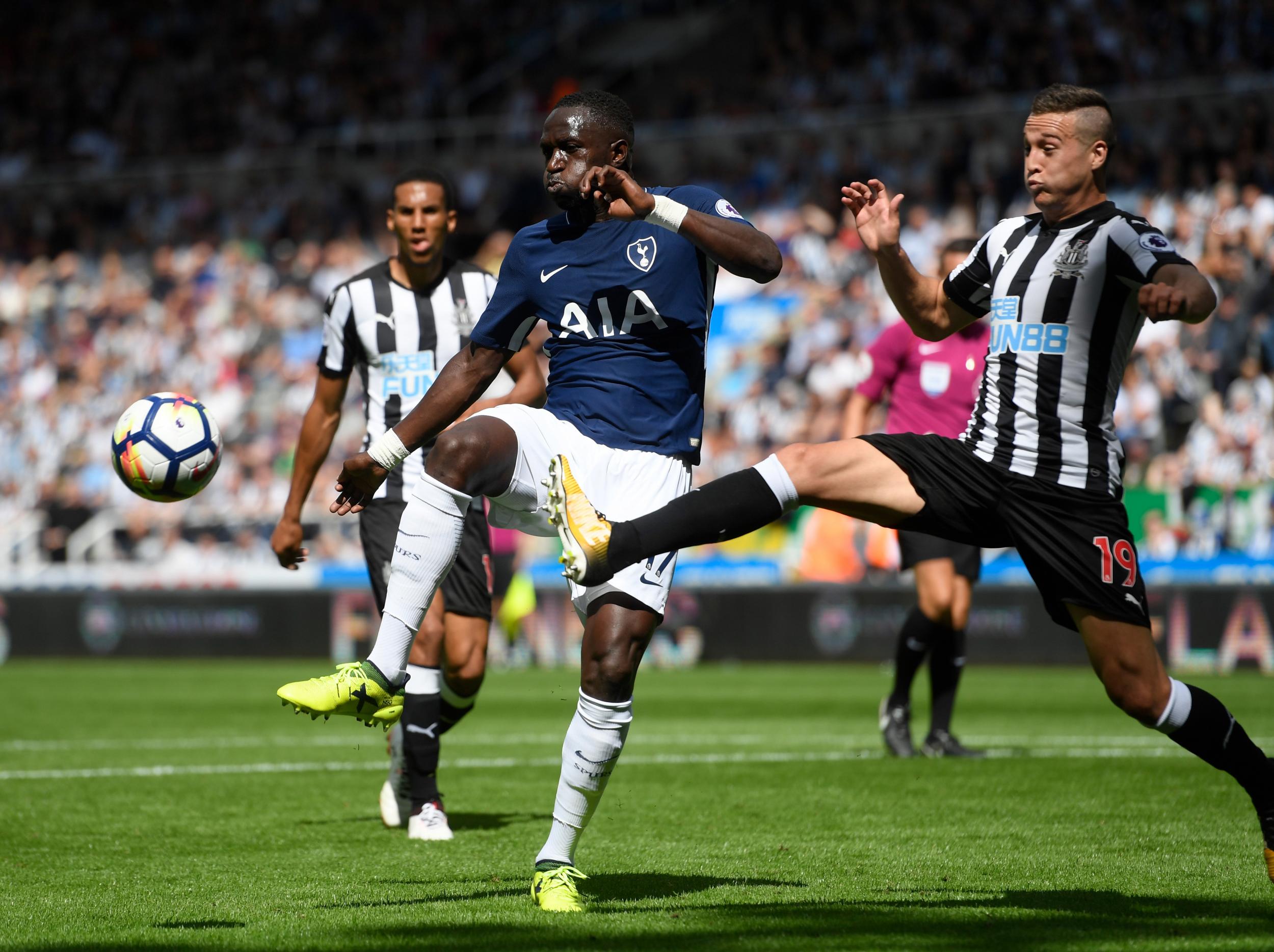 Sissoko made his return to Newcastle with Spurs this season