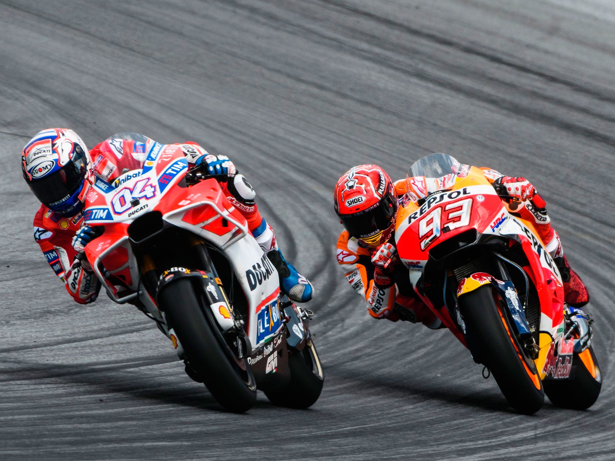 Andrea Dovizioso beat Marc Marquez to win the Austrian Grand Prix