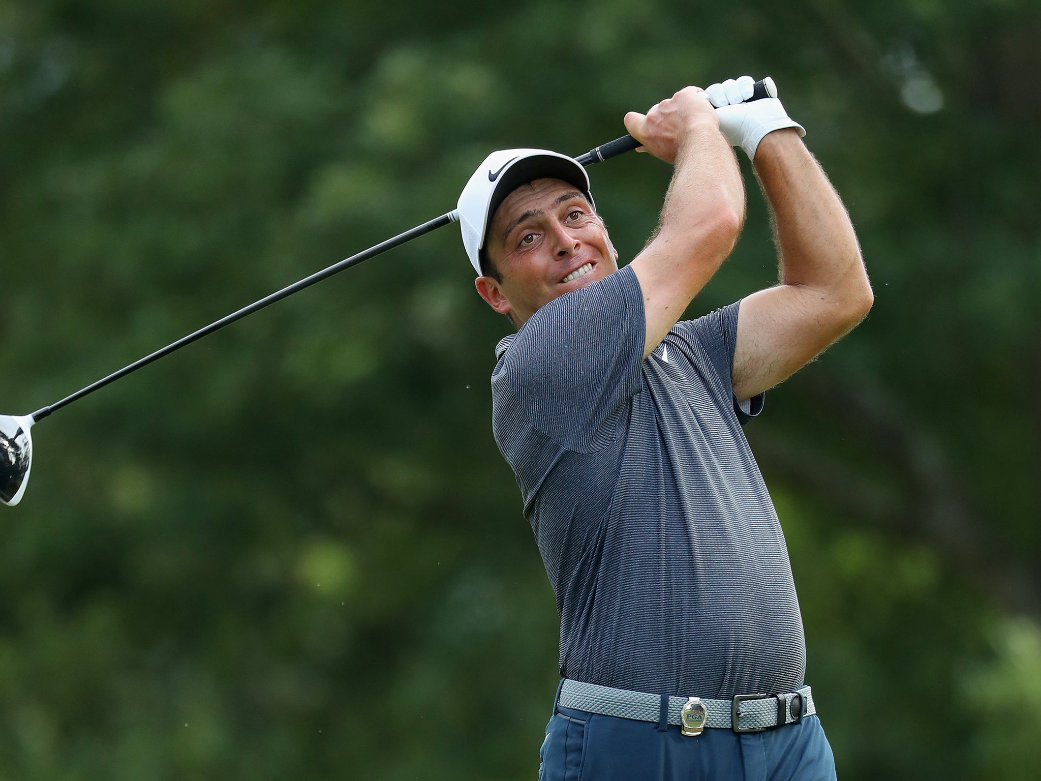 Francesco Molinari finished tied for second two shots off the lead