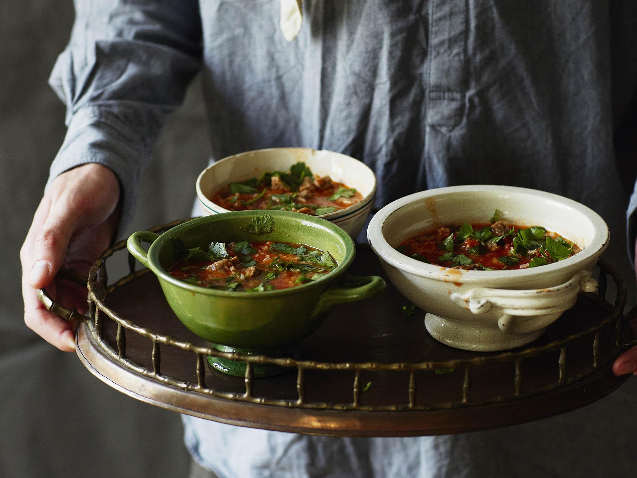 Tasty: this broth has all the substance of a filling meal (Yuki Suguira)