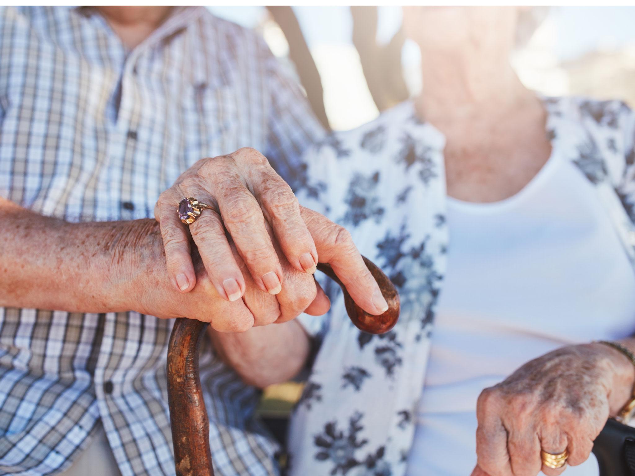 The couple were married in the Second World War