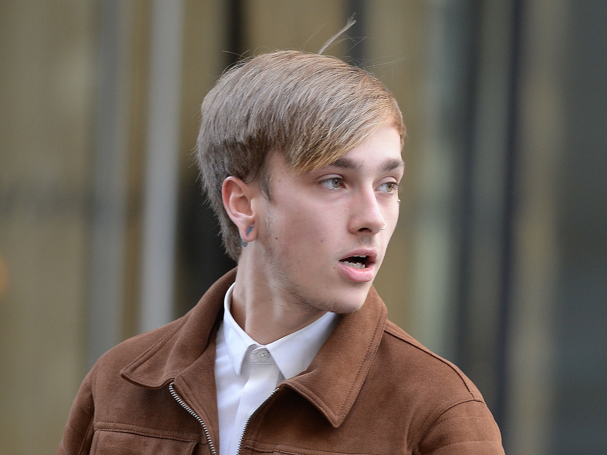 Charlie Alliston, 20, arrives at the Old Bailey in London