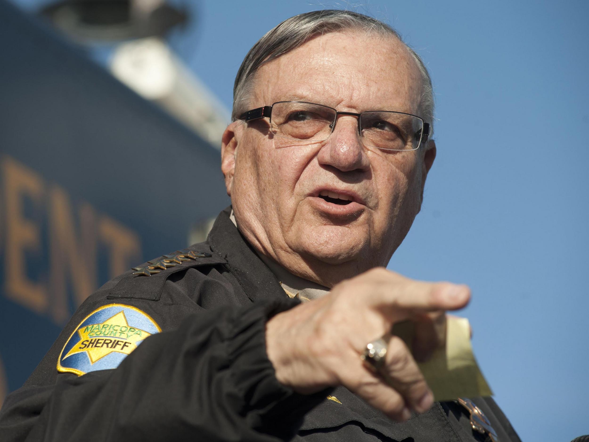 Maricopa County Sheriff Joe Arpaio in Anthem, Arizona, January 2013