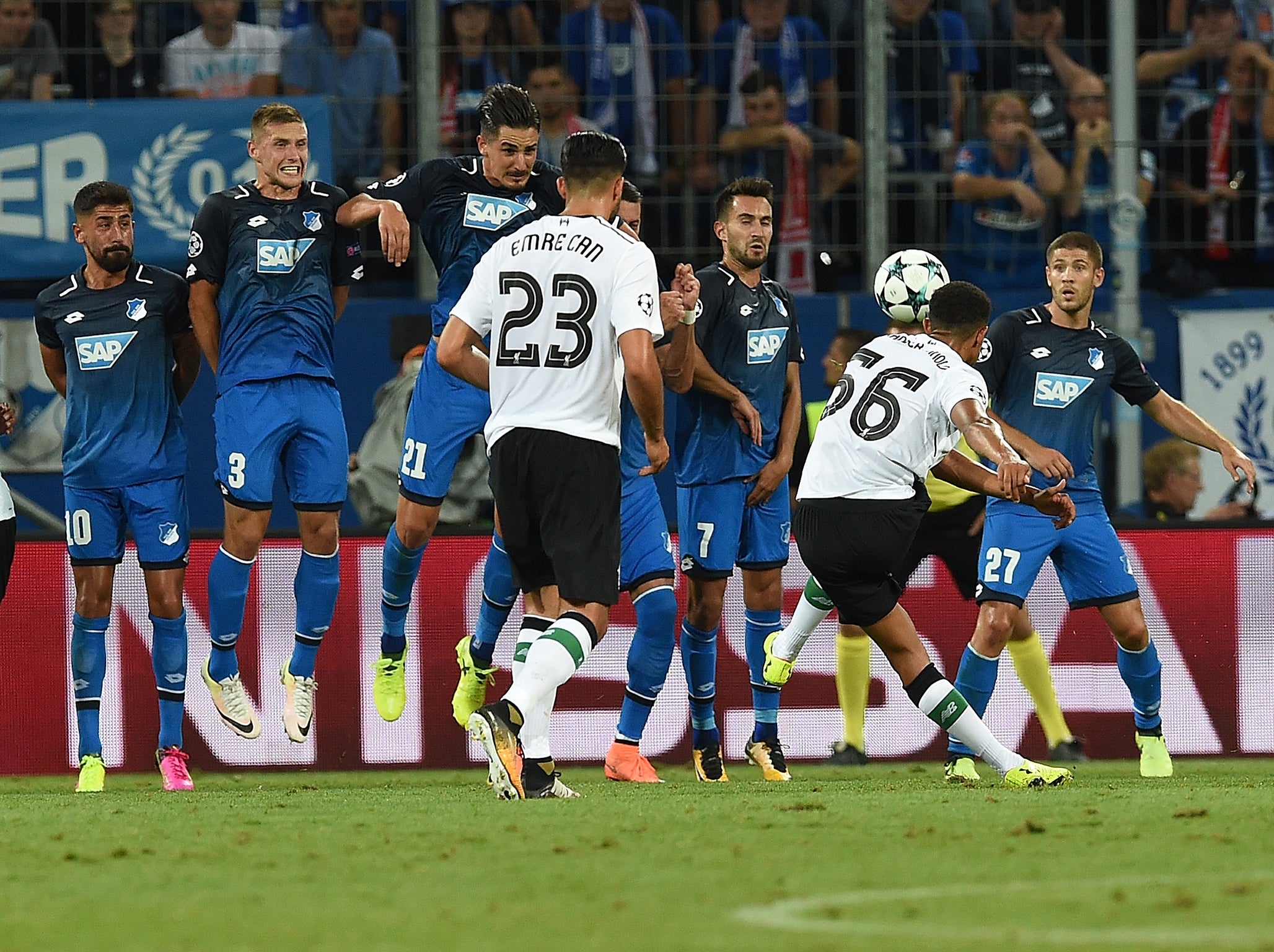 Alexander-Arnold curled home a wonderful first-half free-kick