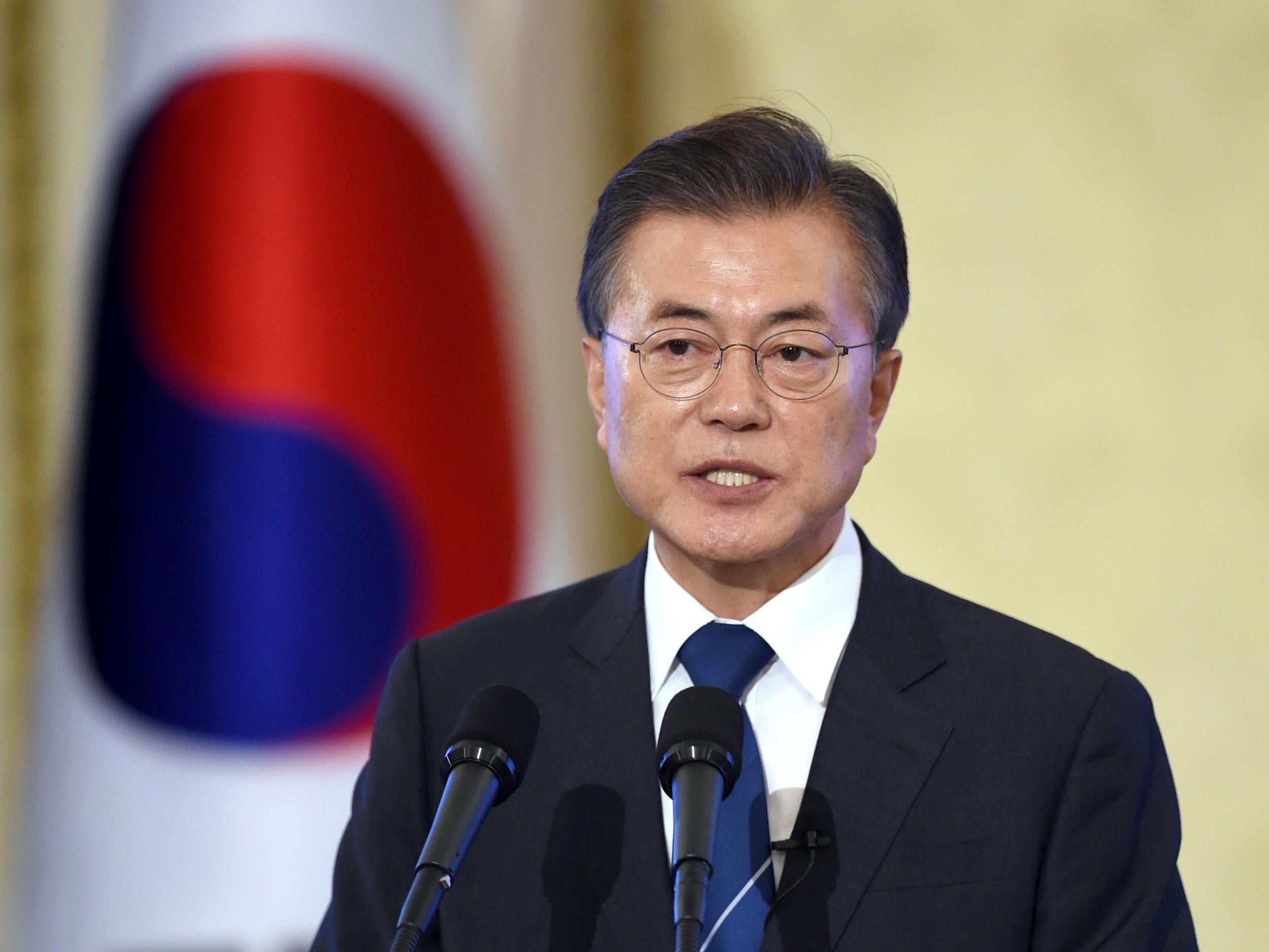 South Korean President Moon Jae-in